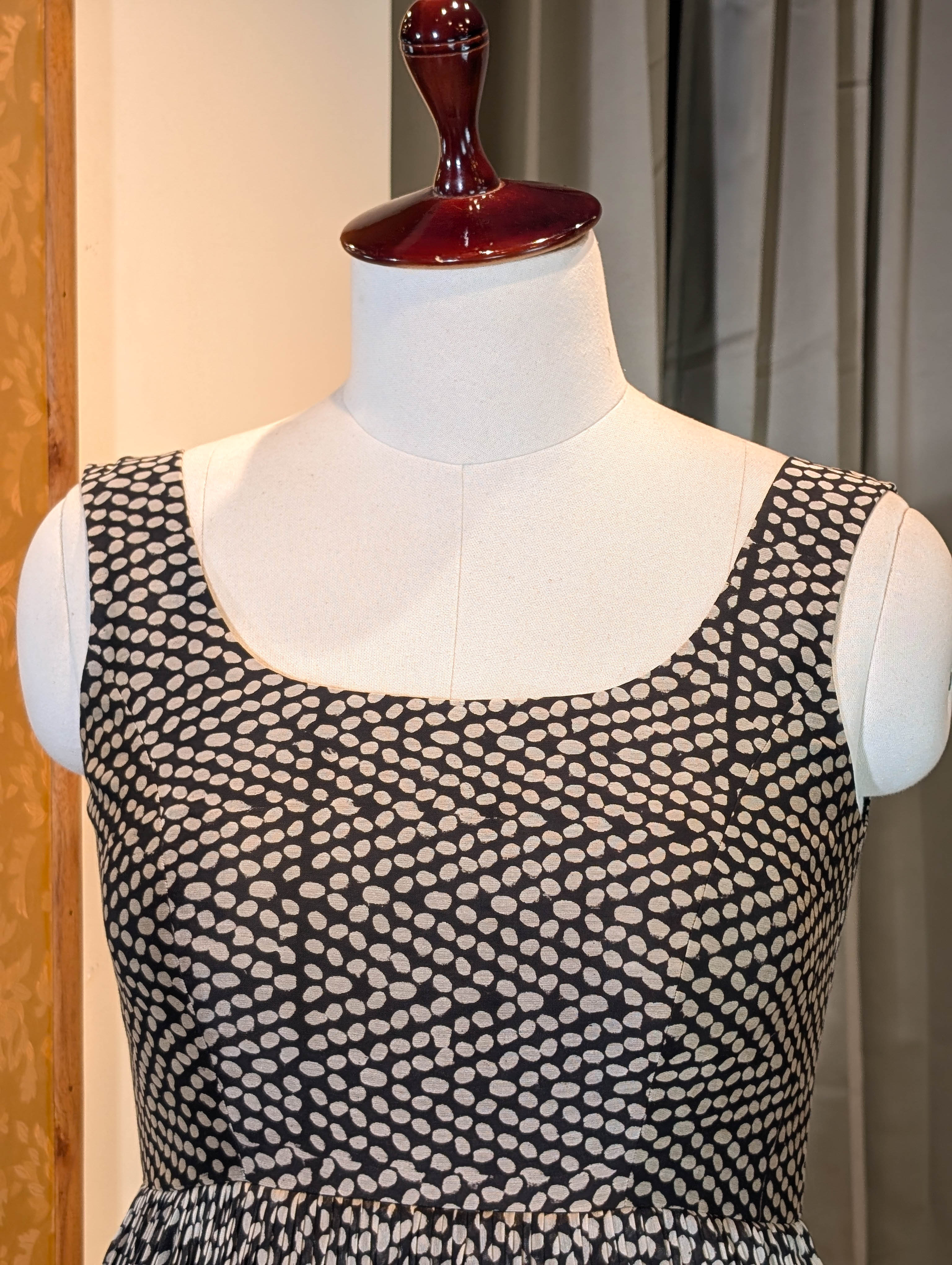 Elegant Black Anarkali with Mustard Yellow Border