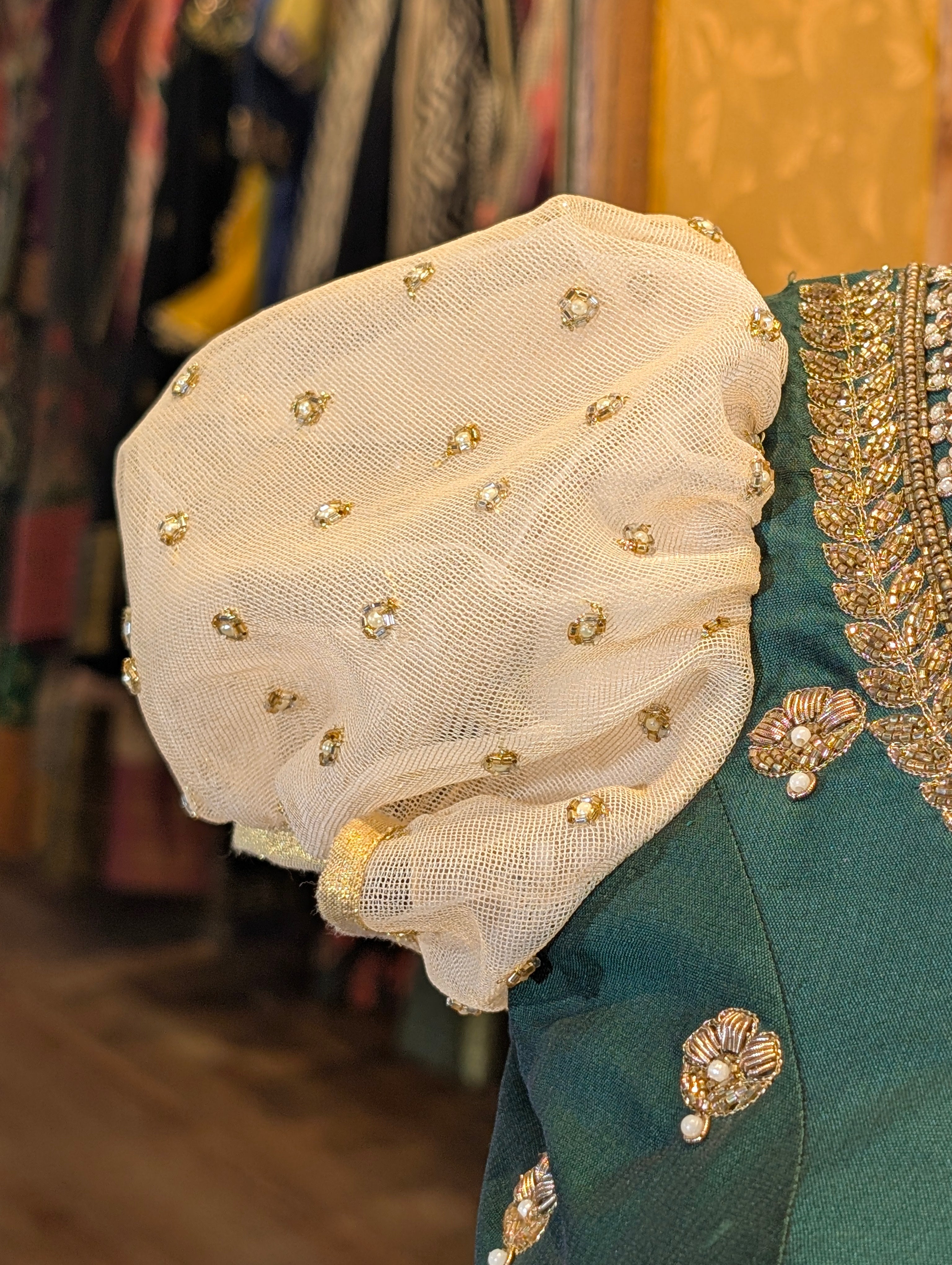 Enchanted Green Floral Lehenga