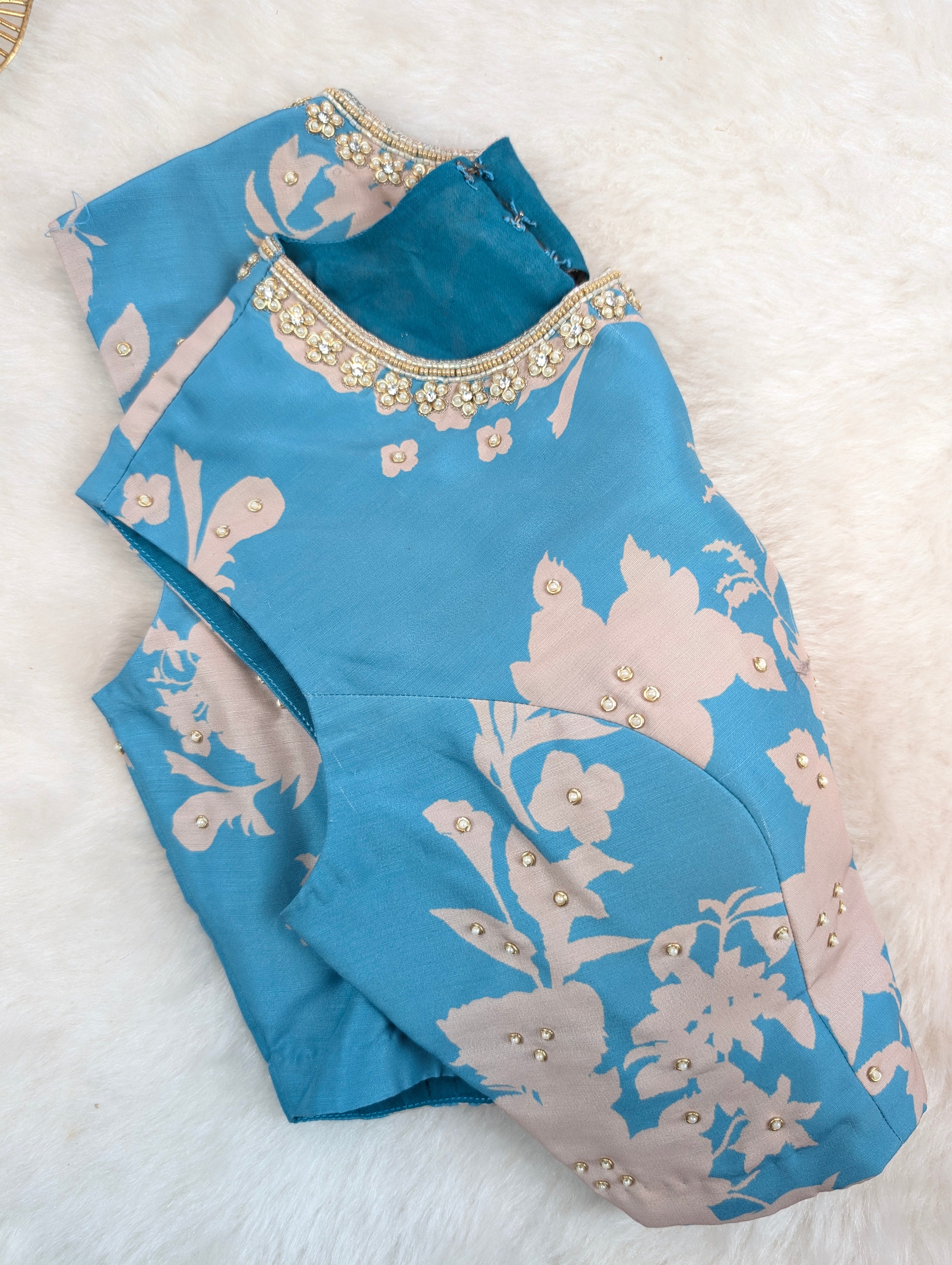 Fiora Blue Blouse