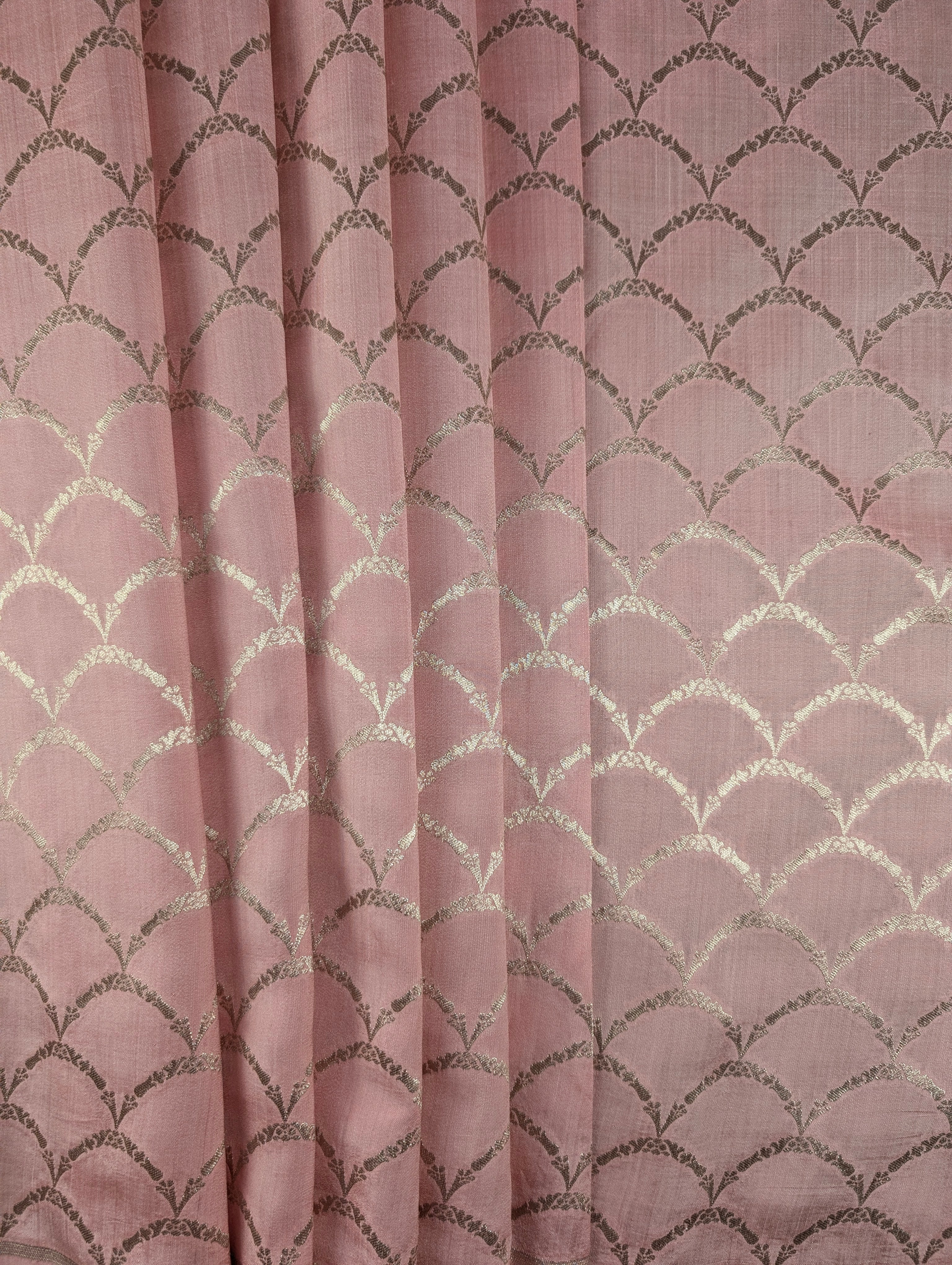 Banarasi Moonga Silk - Soft Pink