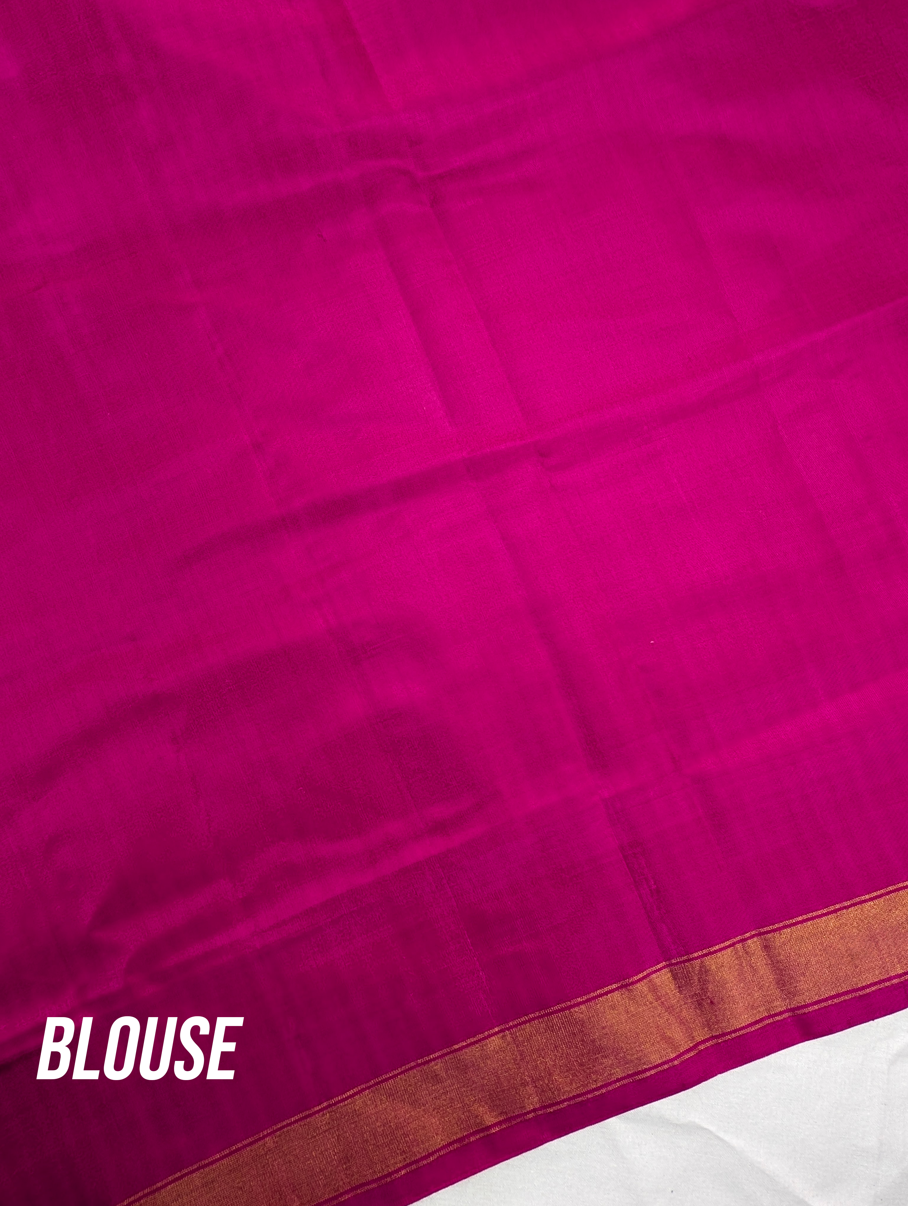 Handloom Patola Pure Silk Saree X off-white base with pink zigzag