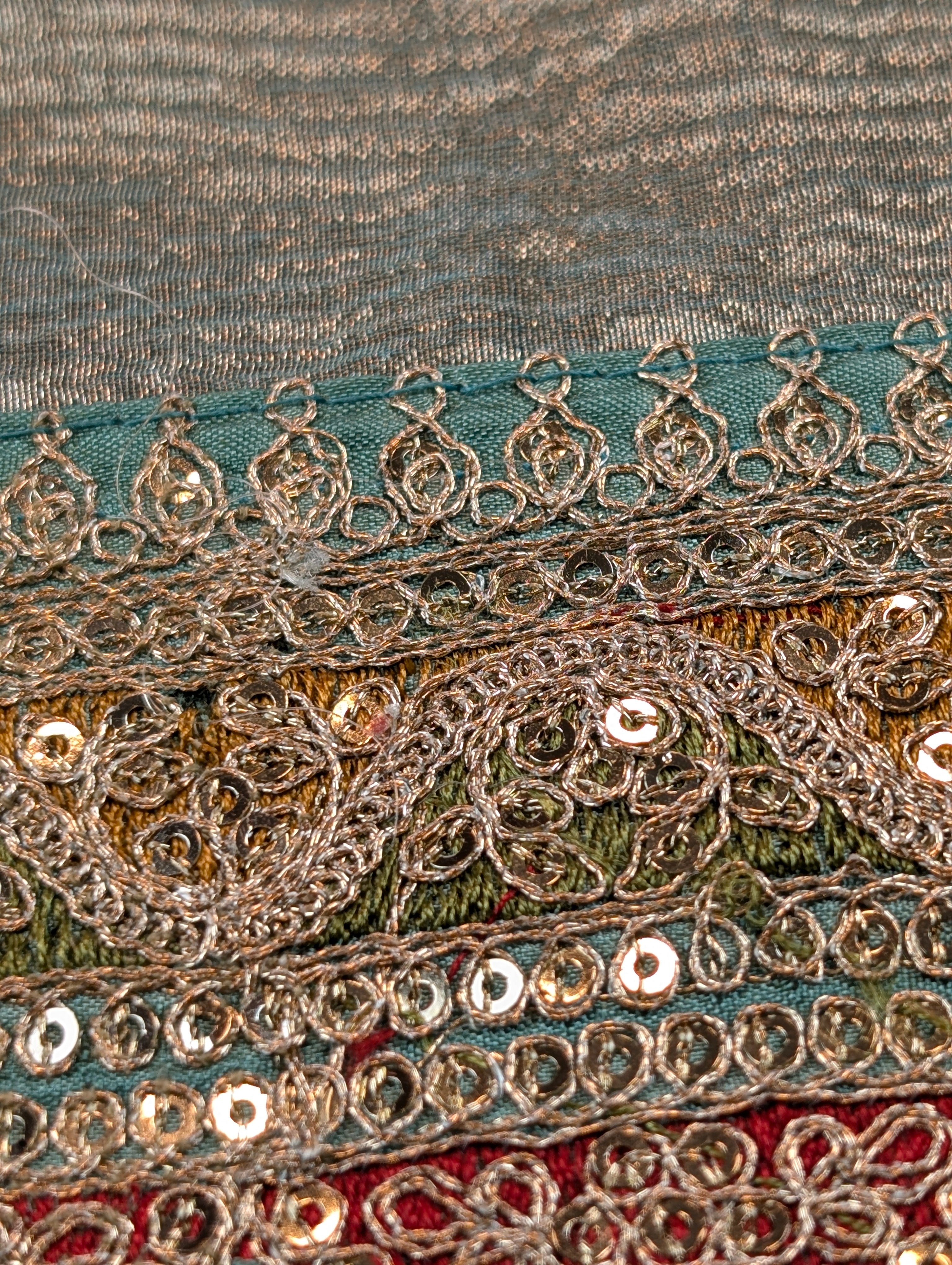 Pure Tissue Silk Saree with a Stitched Blouse - Soft Pastel Green