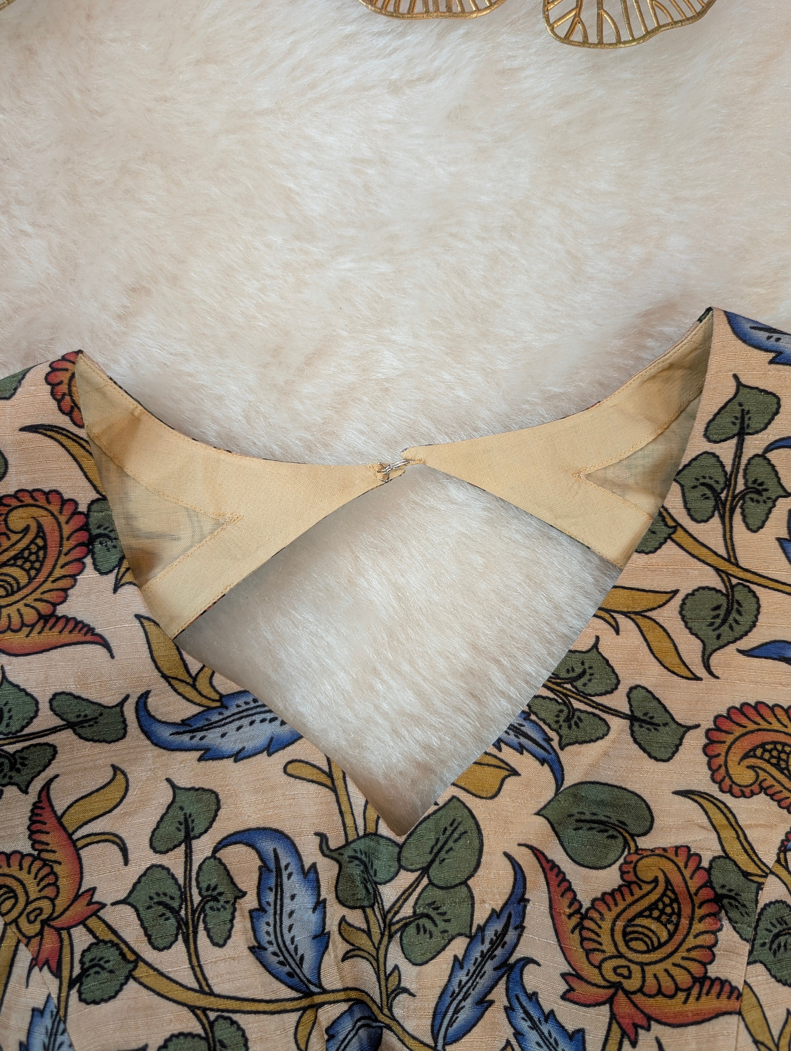 Floral Kalamkari Print Blouse