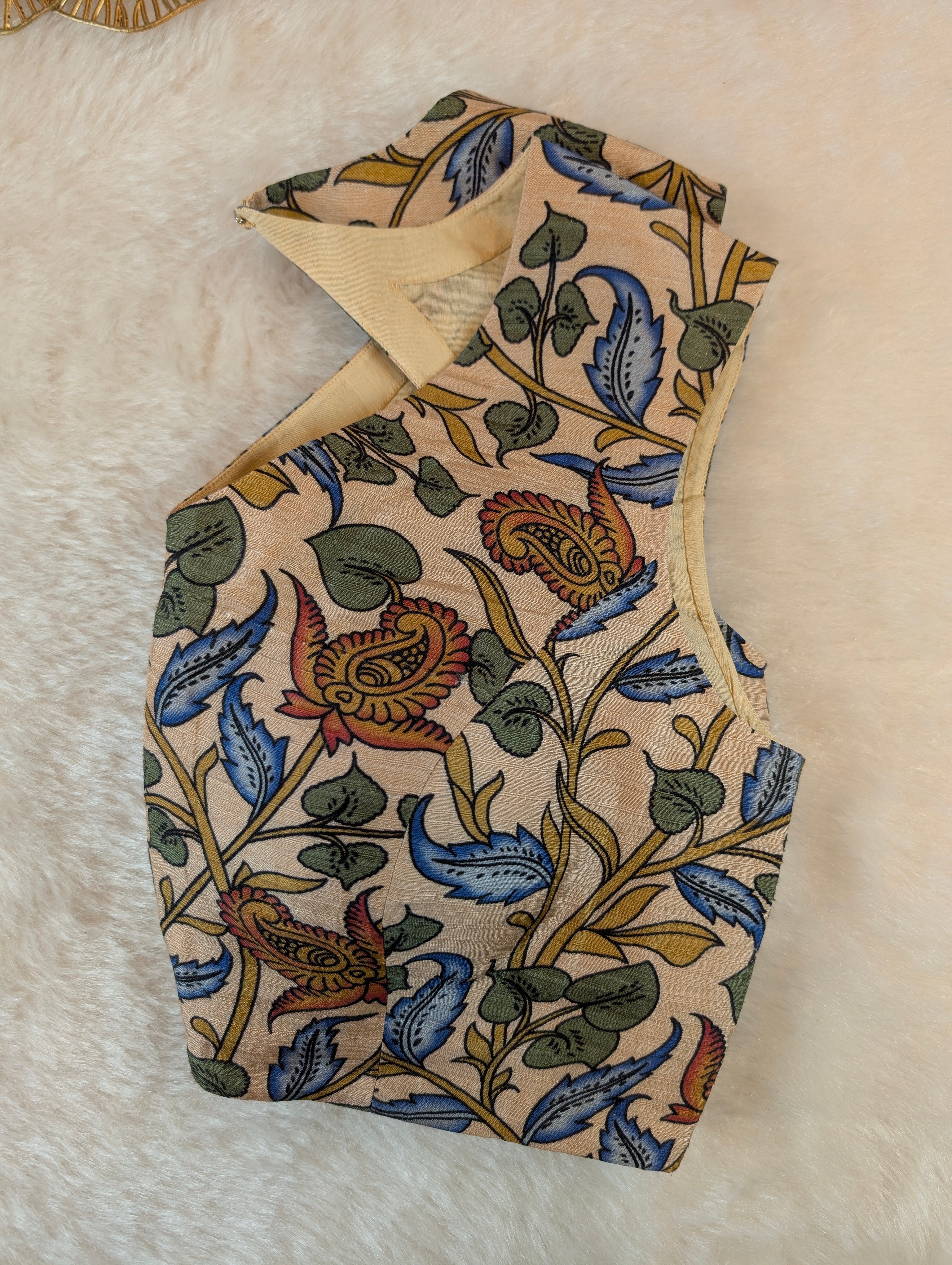 Floral Kalamkari Print Blouse