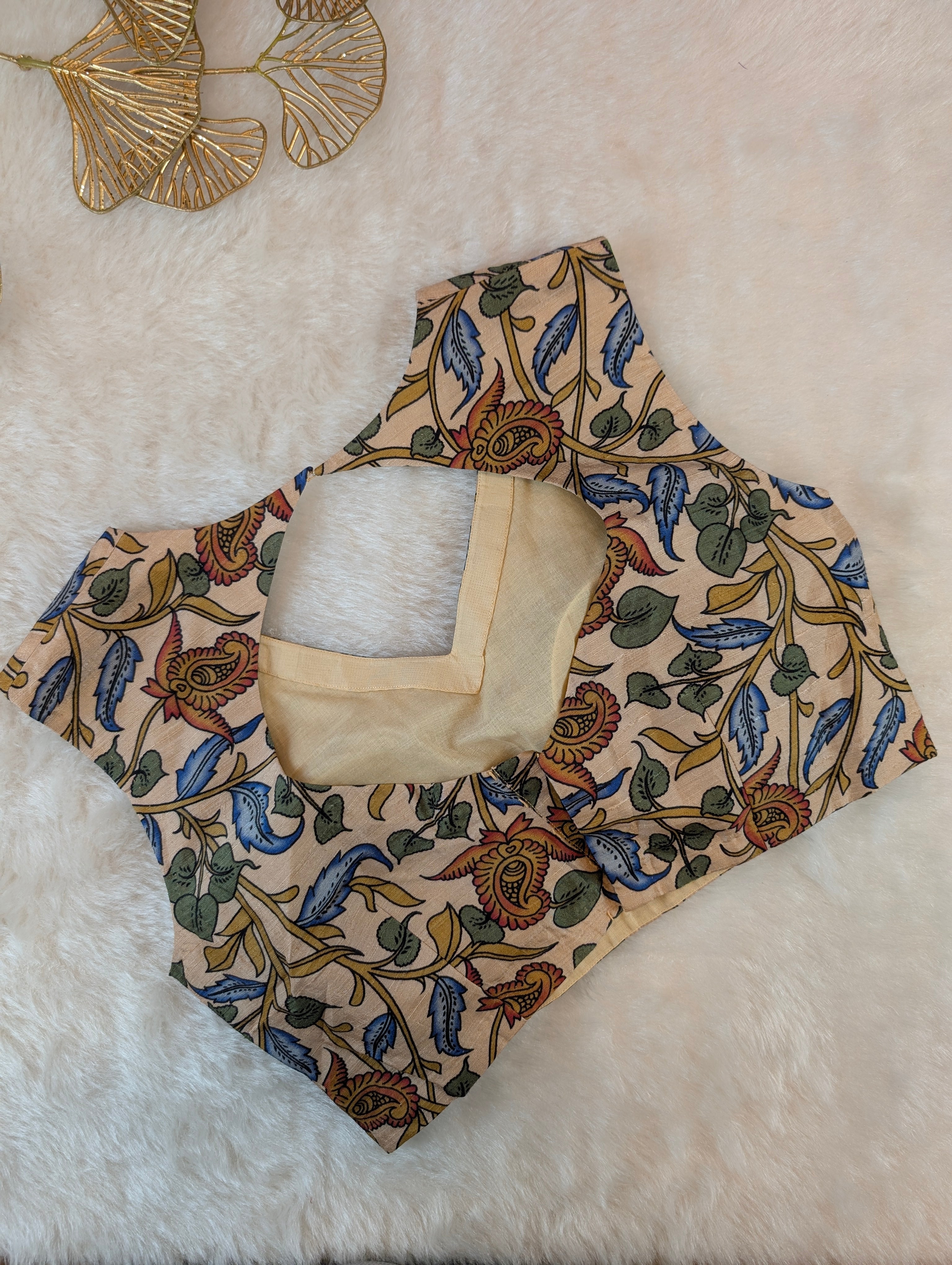 Floral Kalamkari Print Blouse