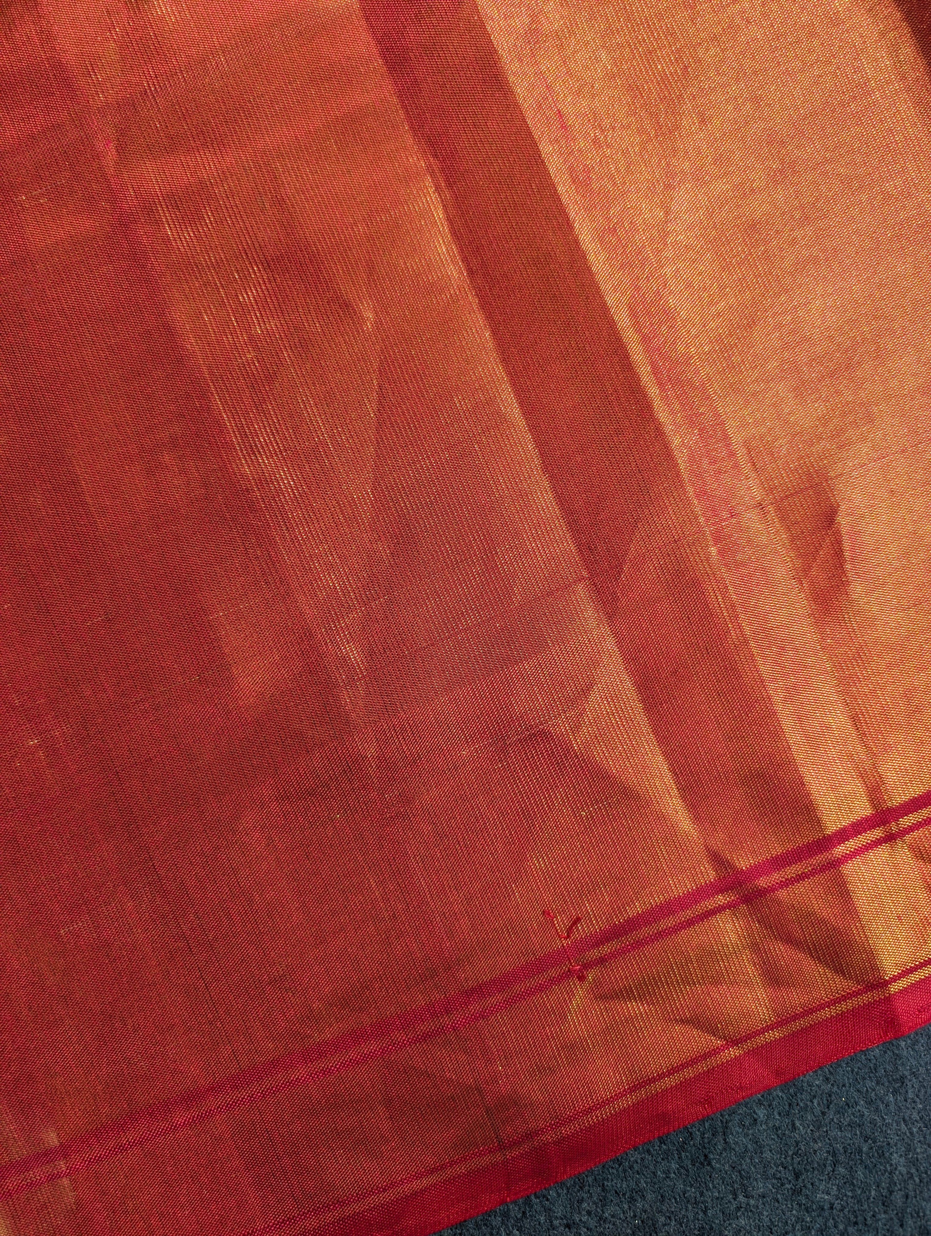 Handloom Tissue Patola Pure Silk Saree X Pink & Mustard