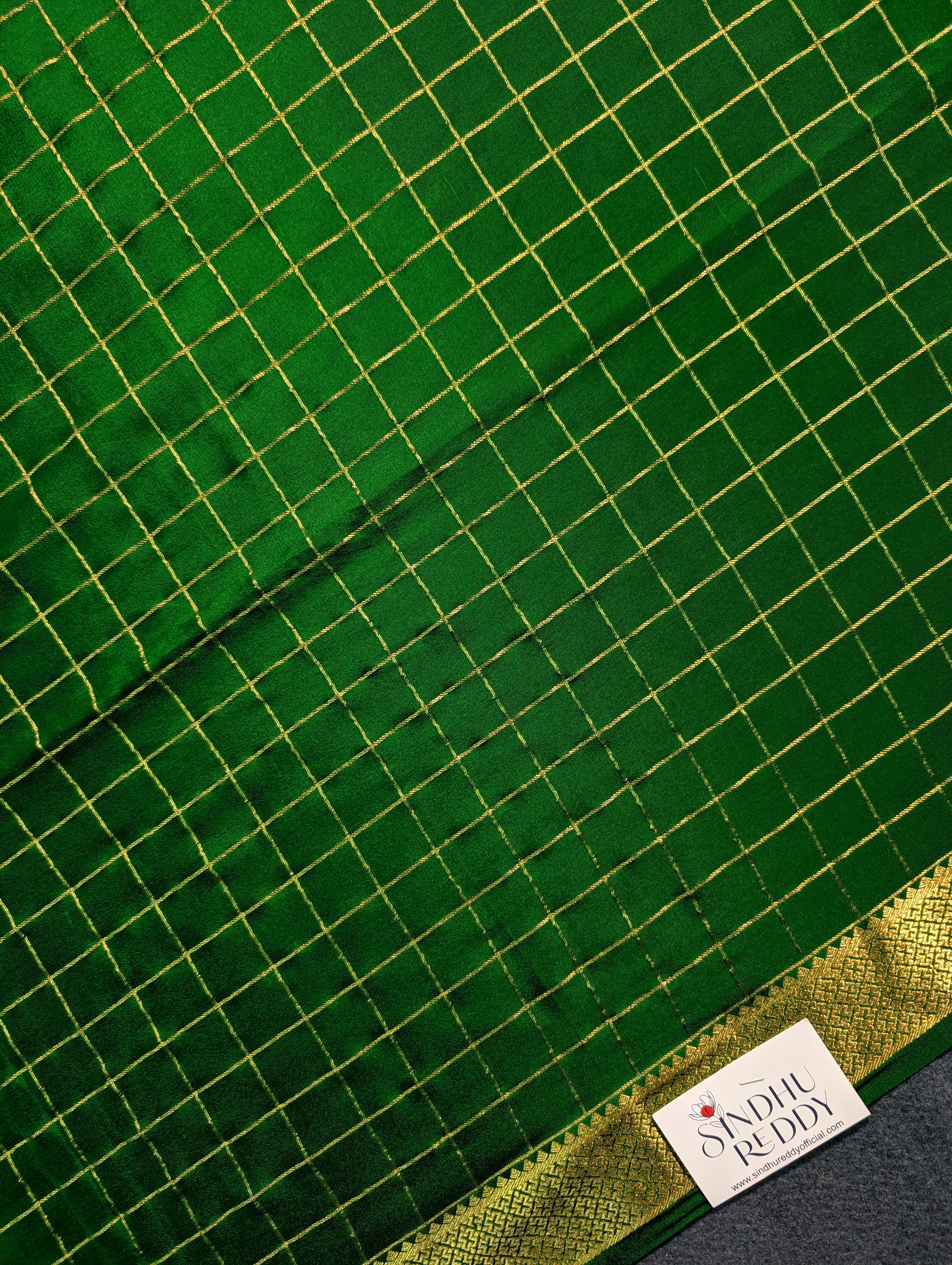 Pure Mysore Silk Crepe - Green
