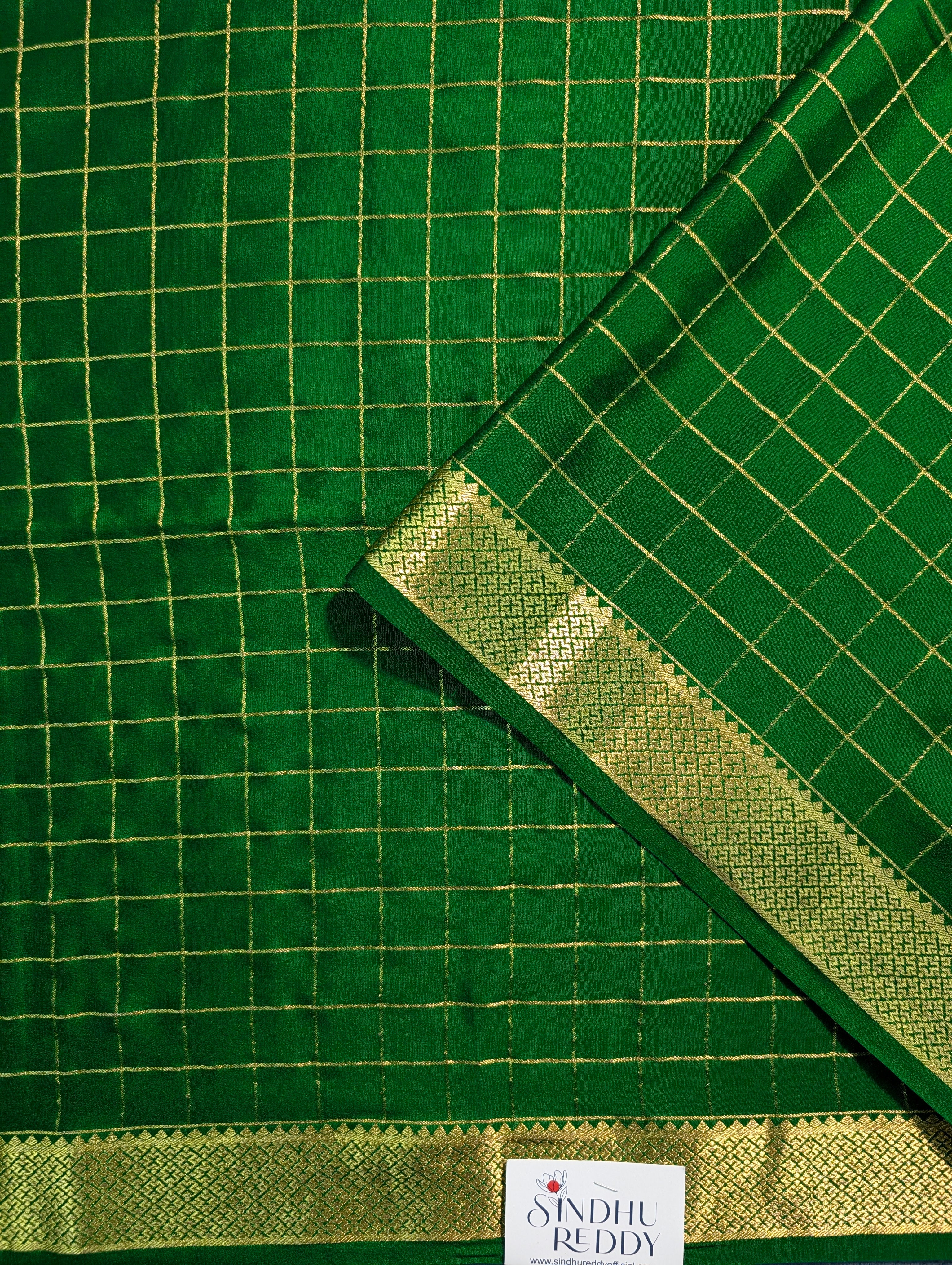 Pure Mysore Silk Crepe - Green