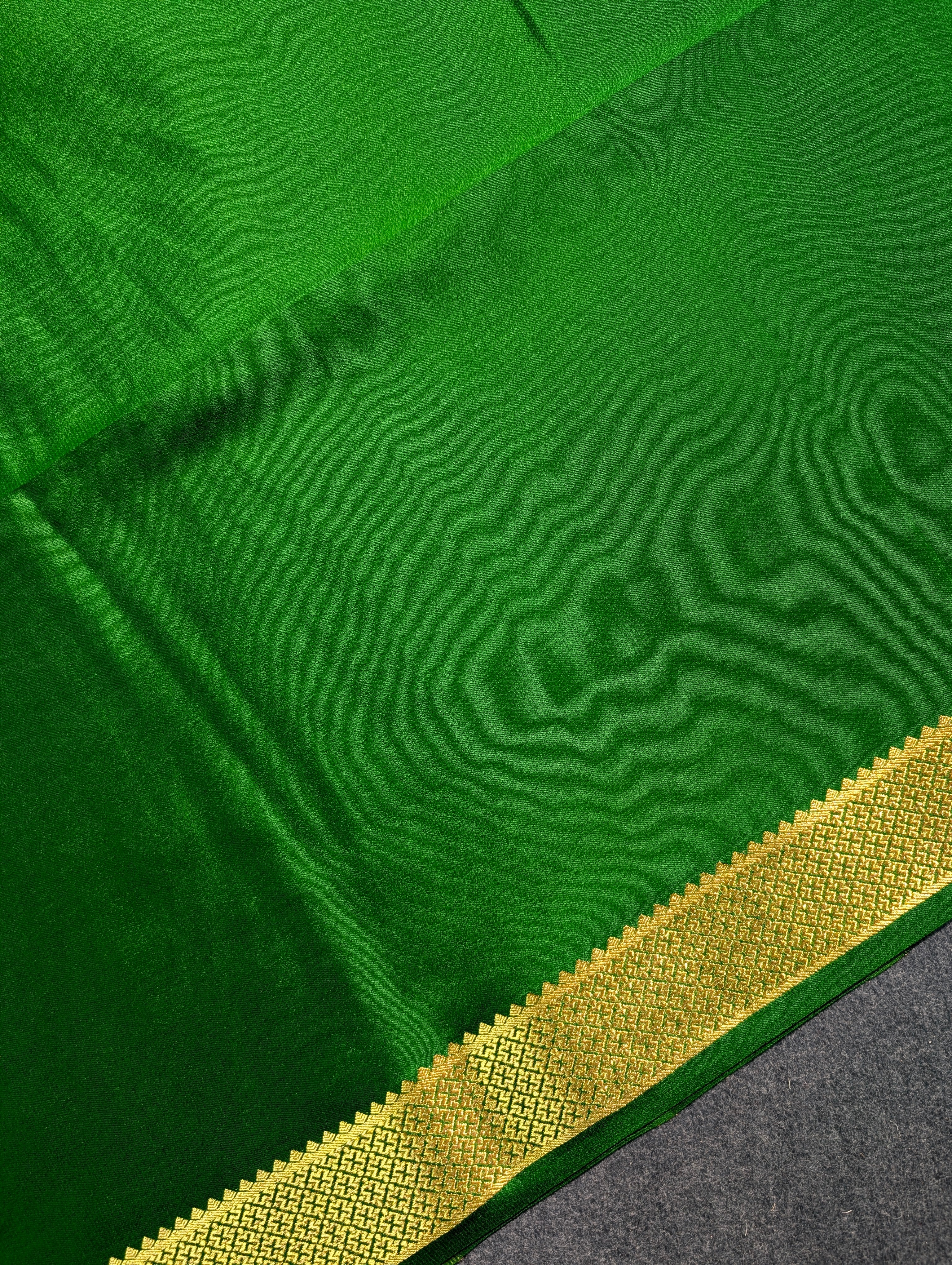 Pure Mysore Silk Crepe - Green