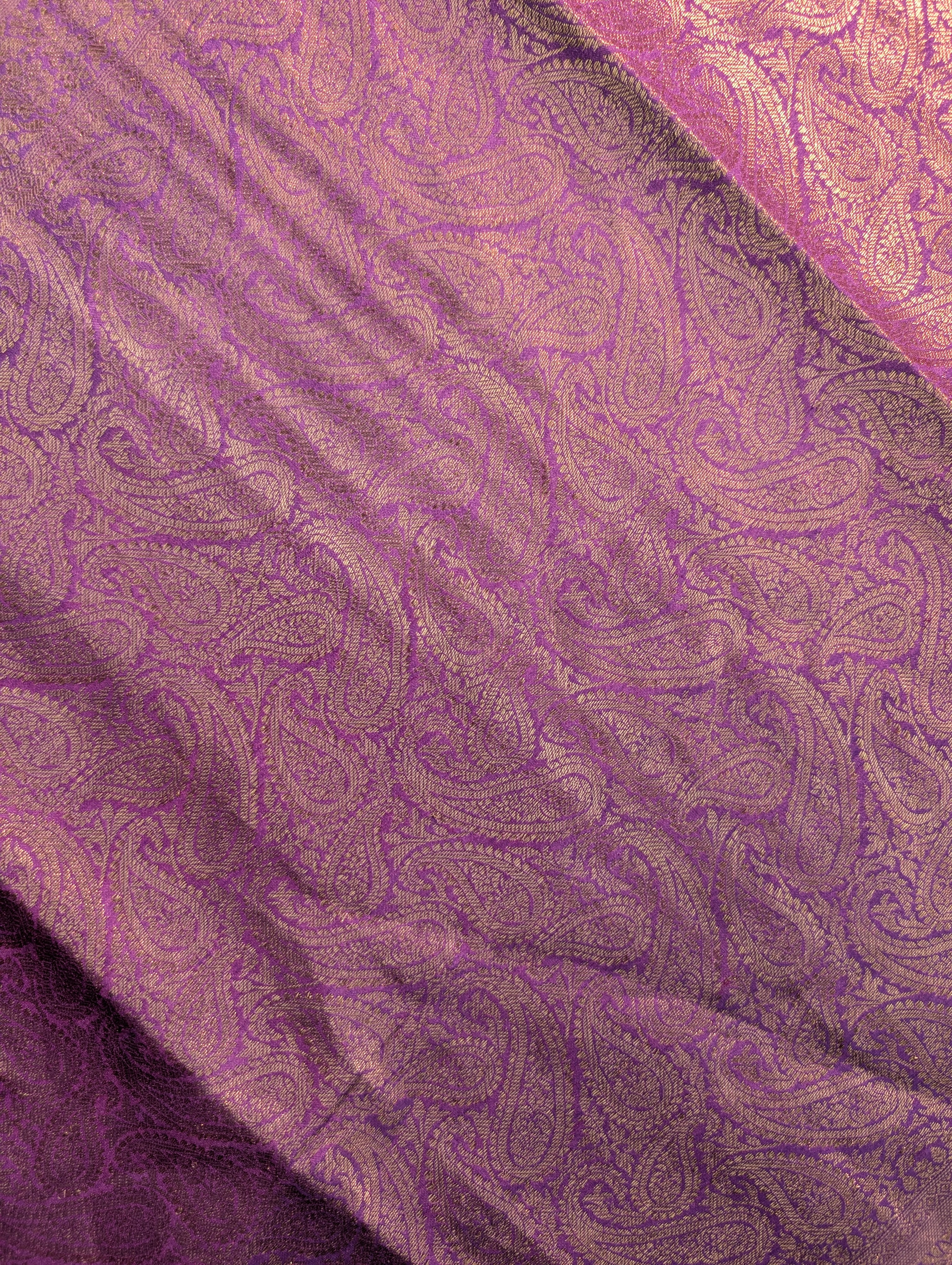 Pure Silk X Heritage-Inspired Printed Saree with Miniature Motifs