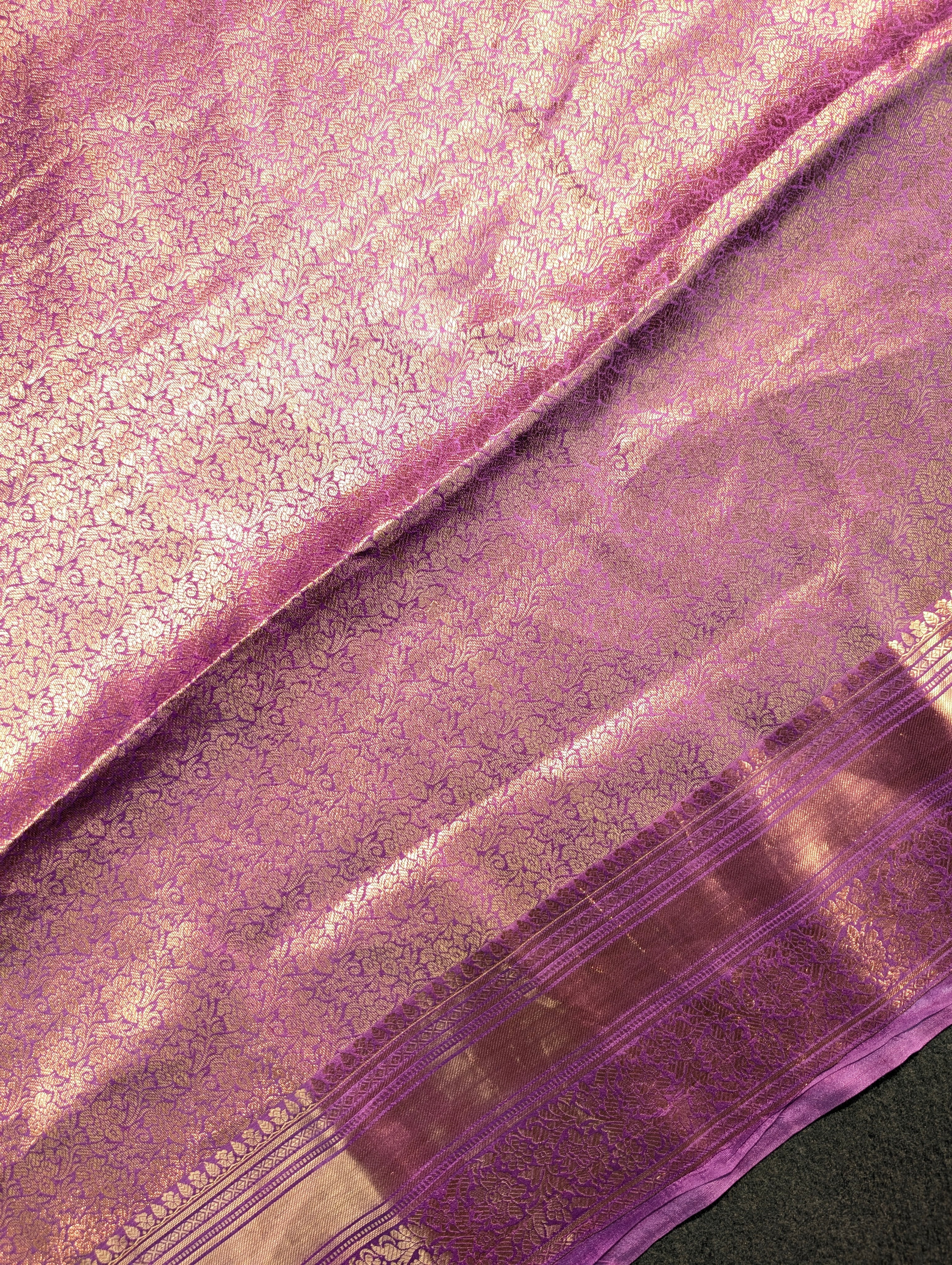 Pure Silk X Heritage-Inspired Printed Saree with Miniature Motifs
