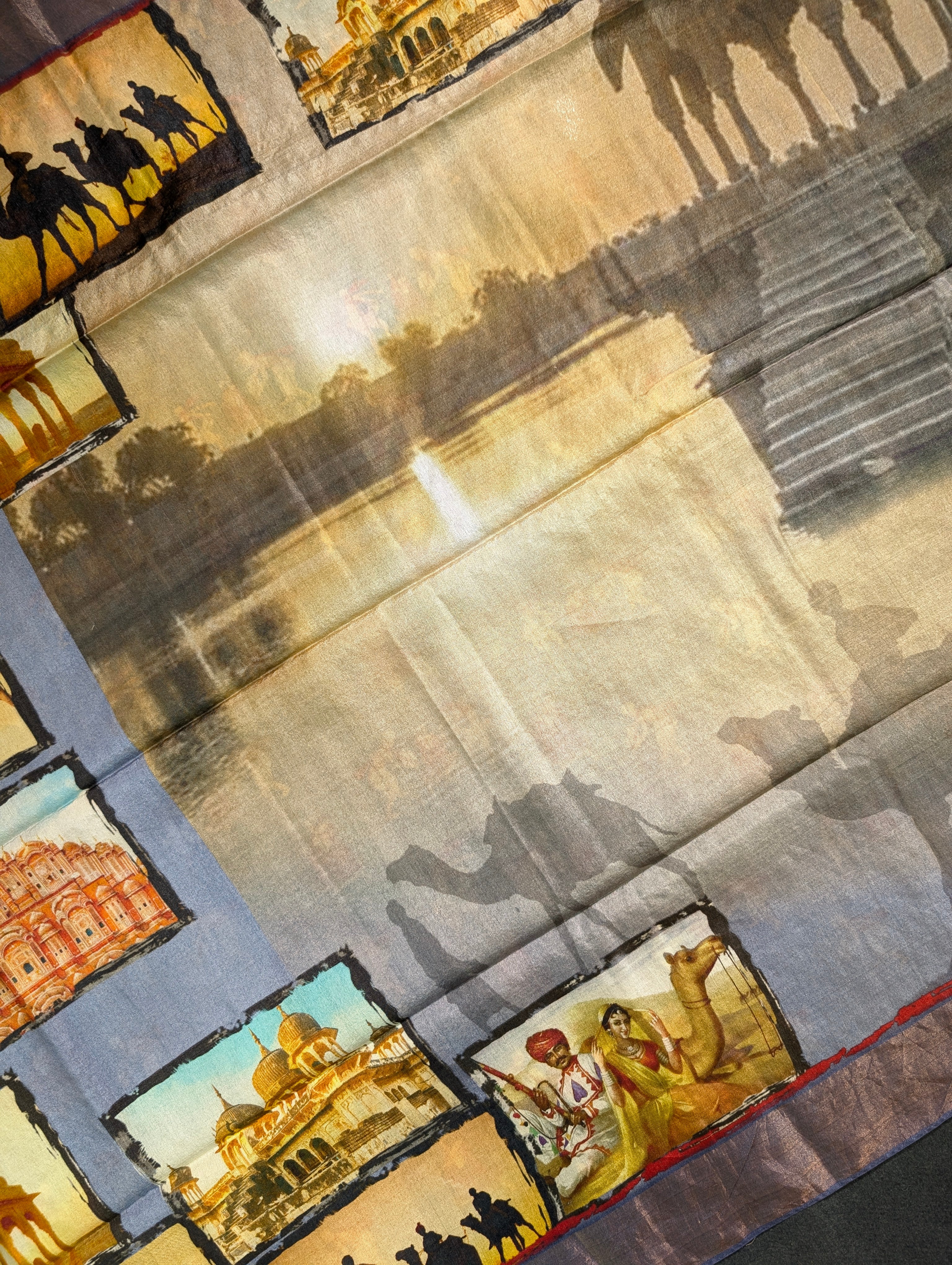 Pure Tussar Silk - Digital Print