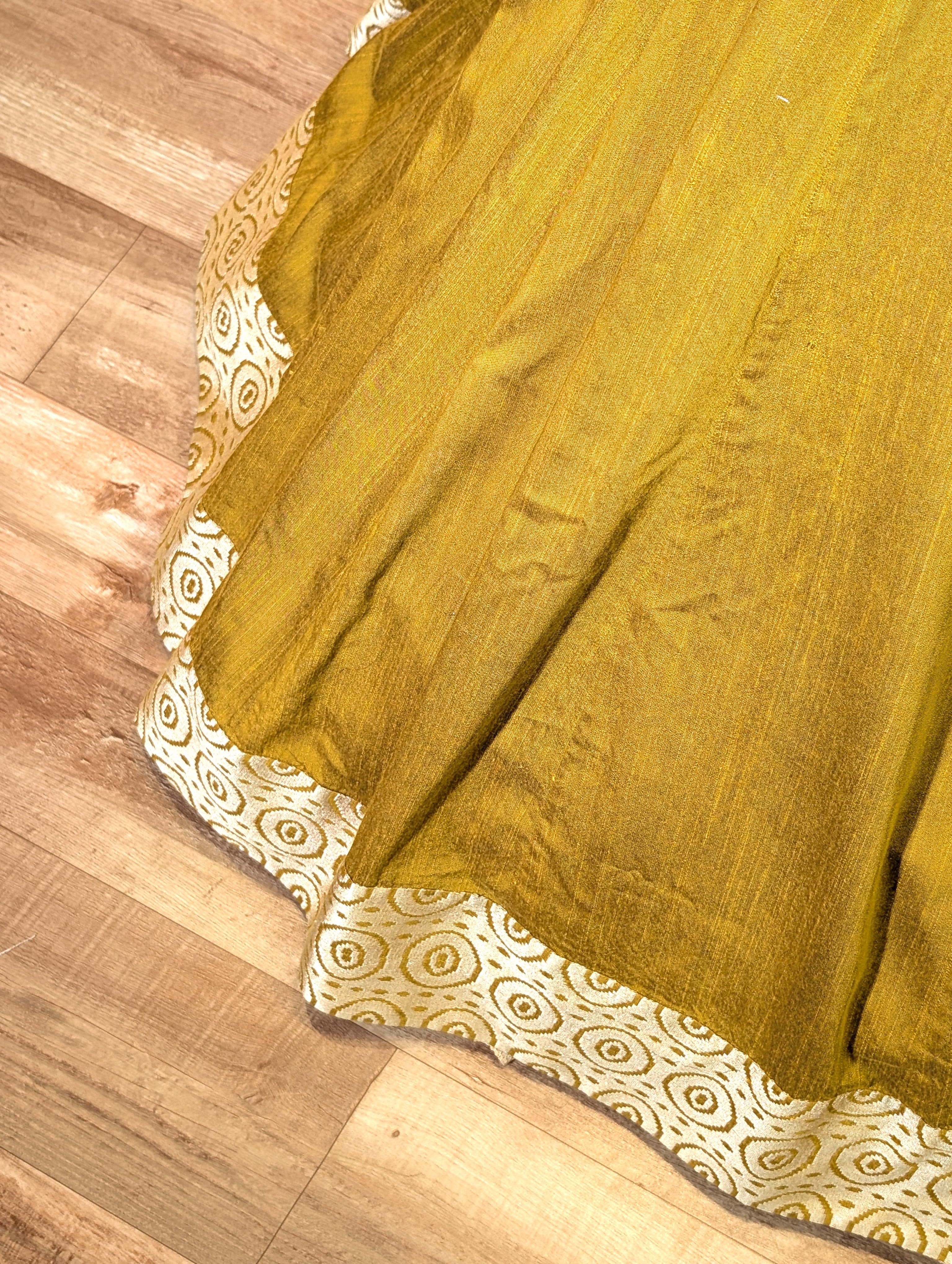 Mustard Yellow Anarkali