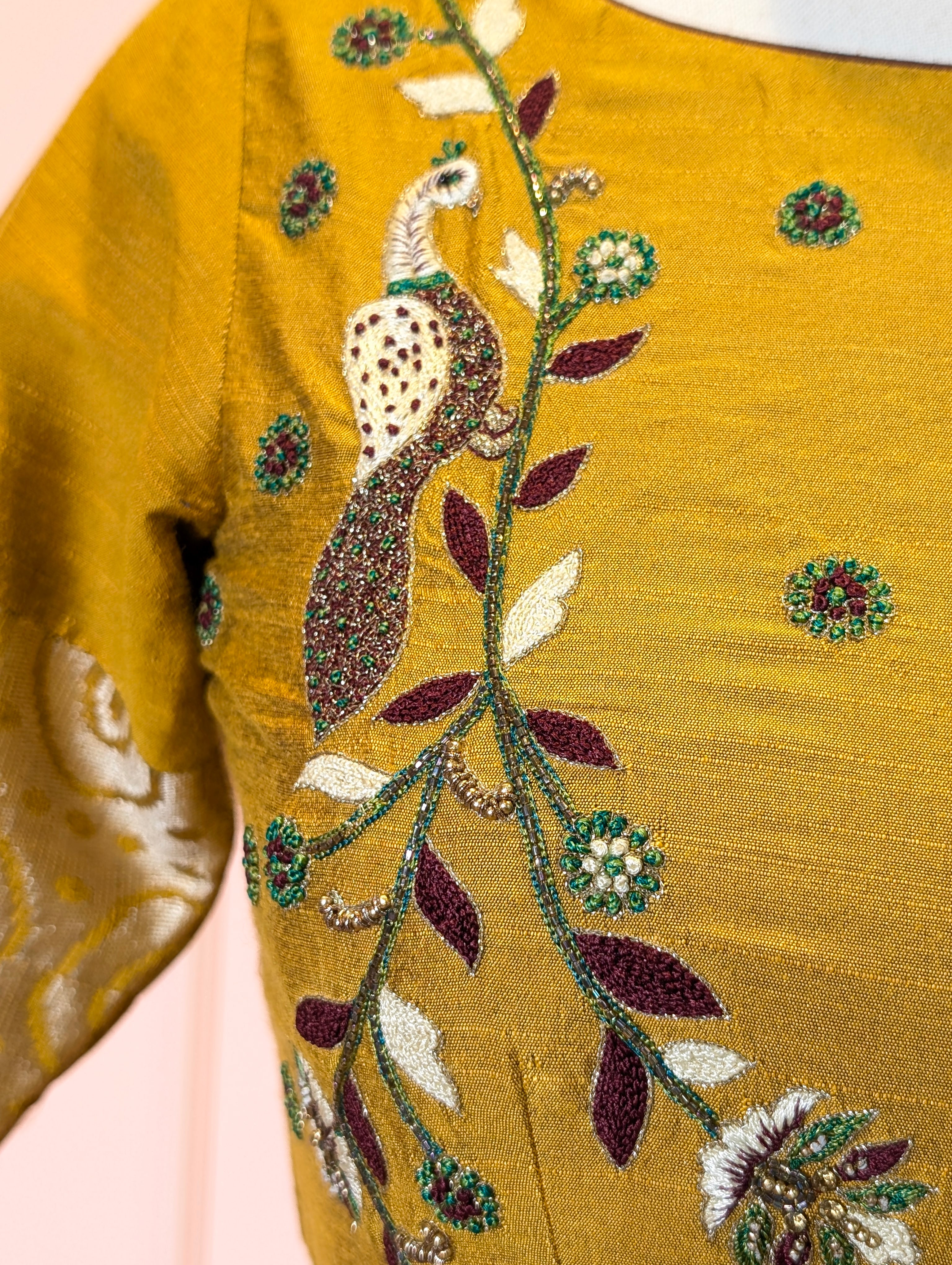 Mustard Yellow Anarkali