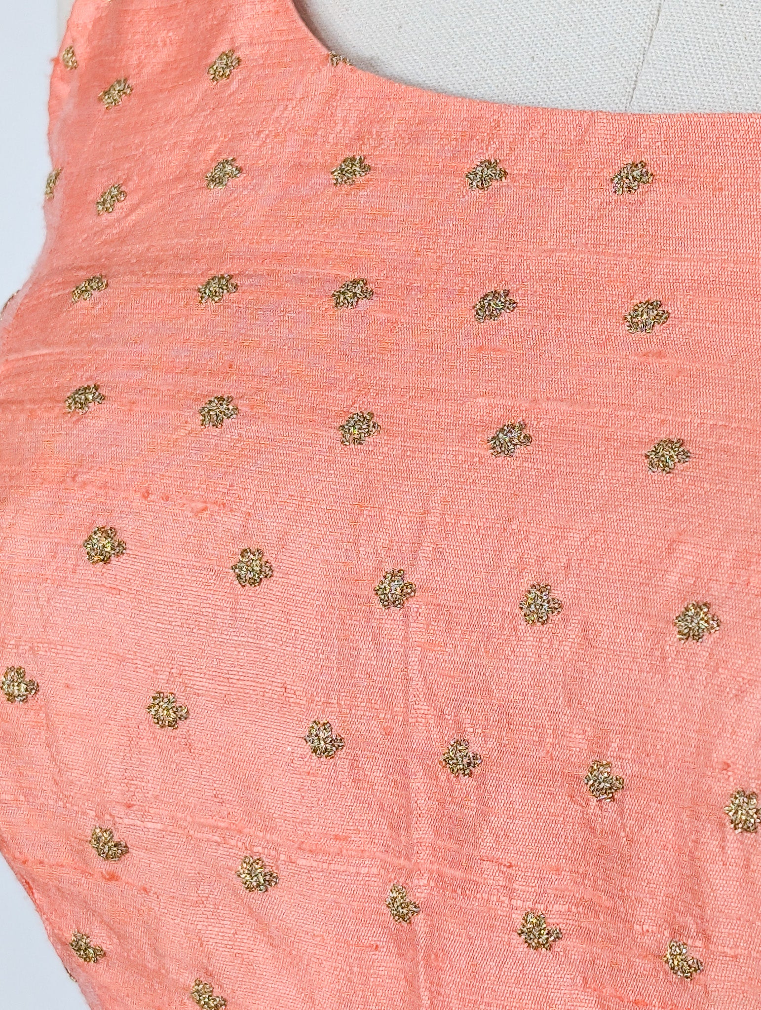 Peach Embellished Anarkali Dress