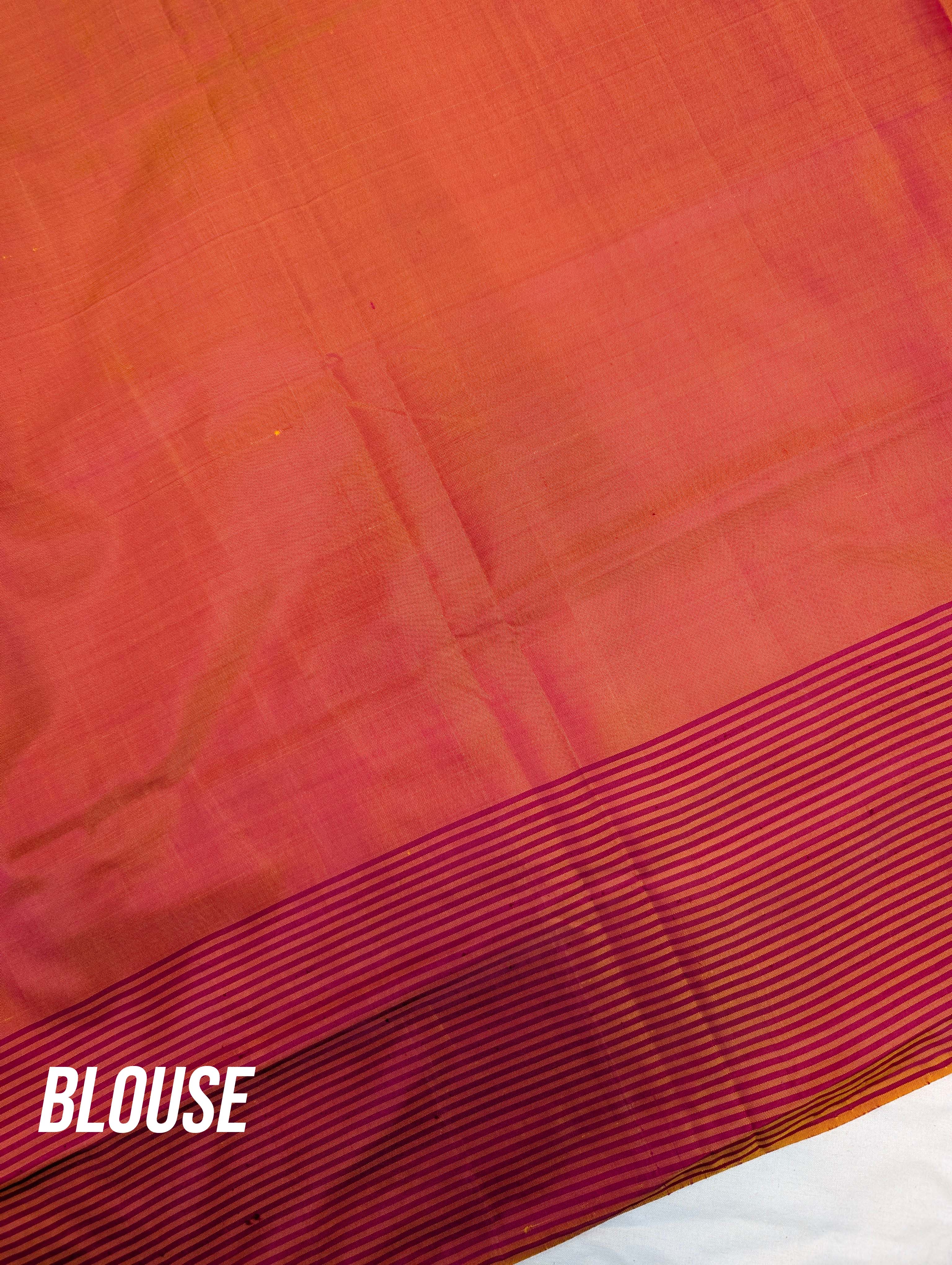 Handloom Patola Pure Silk Saree X Mustard Yellow