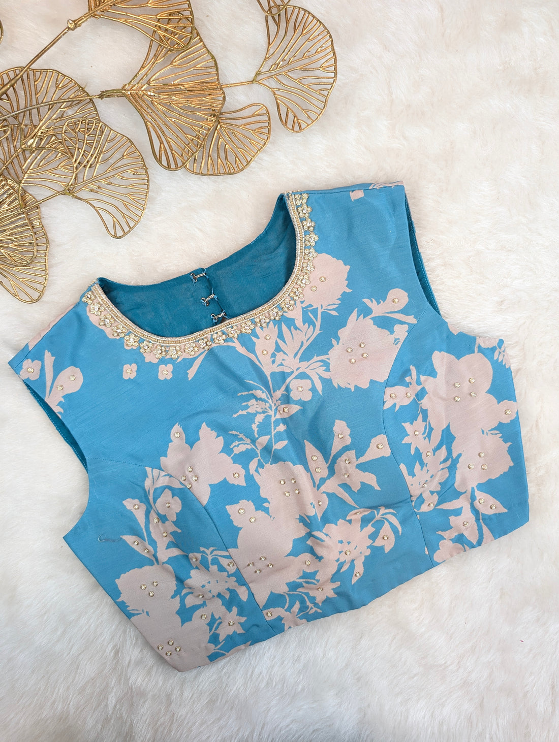 Fiora Blue Blouse