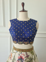 Load image into Gallery viewer, Sale1049 - Floral Crop Top Skirt
