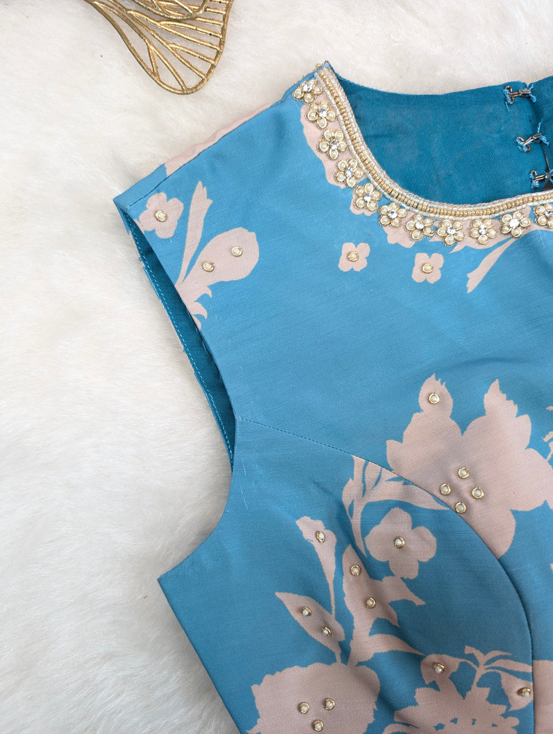 Fiora Blue Blouse