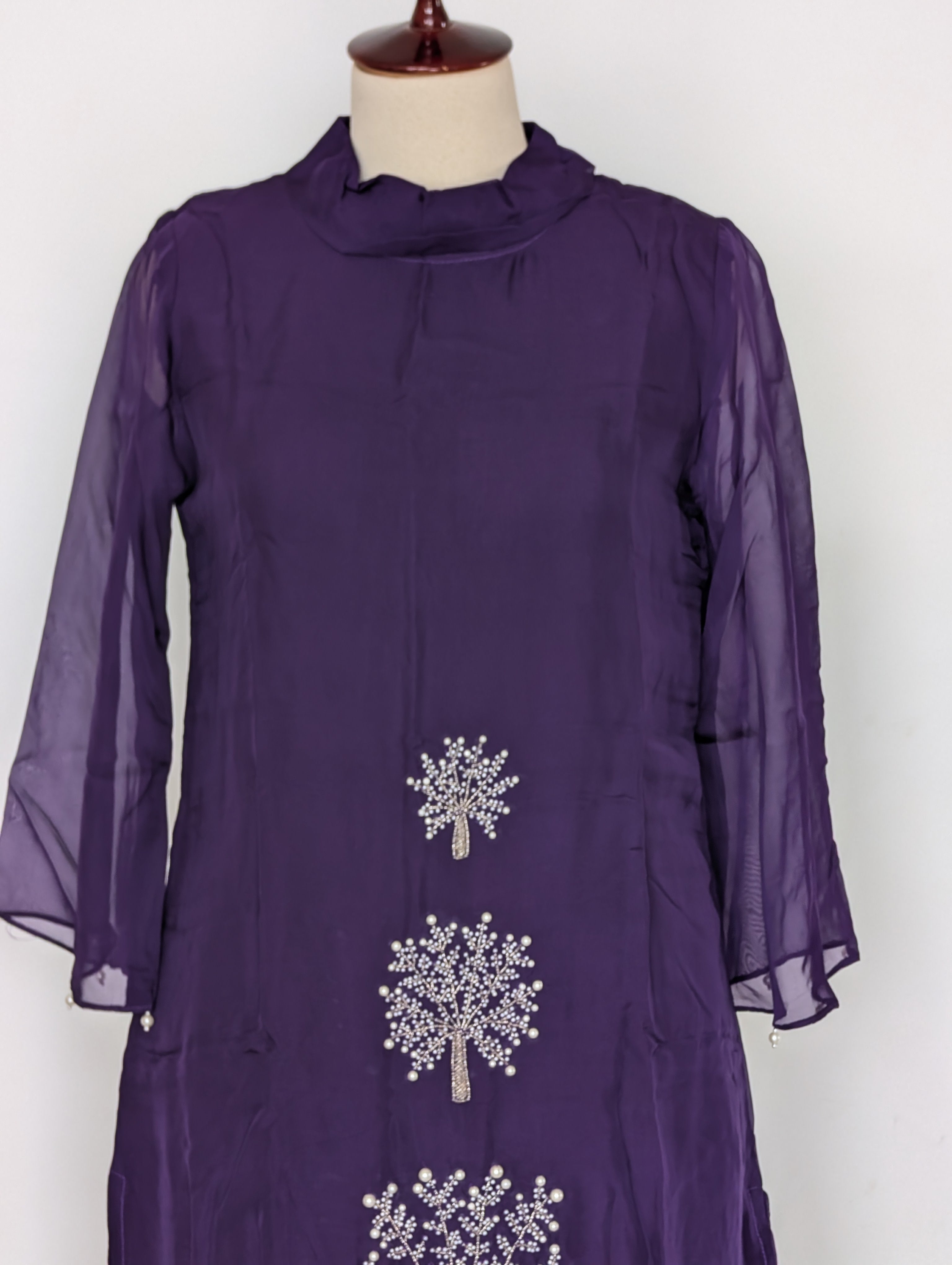 Purple Pearl Work Co-Ord Set
