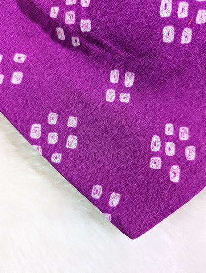 Purple Bandhani Blouse