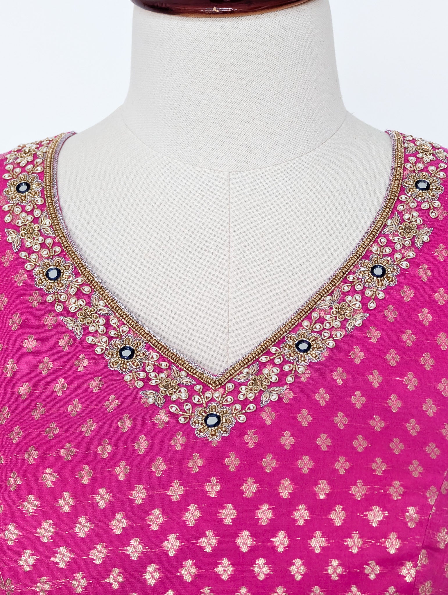 Blush Pink Floral Lehenga set