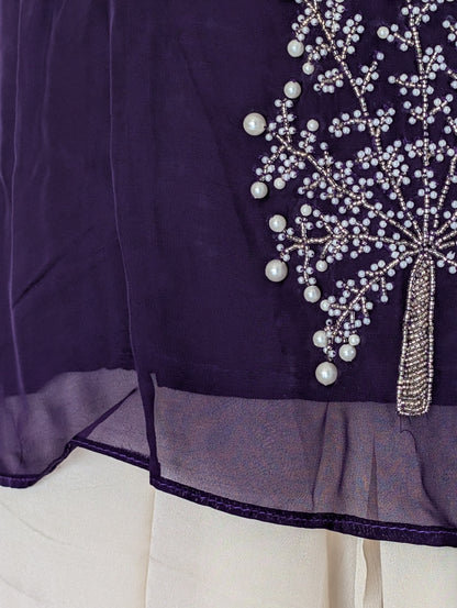 Purple Pearl Work Co-Ord Set