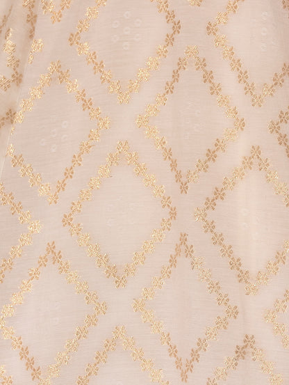 Ivory Olive Anarkali