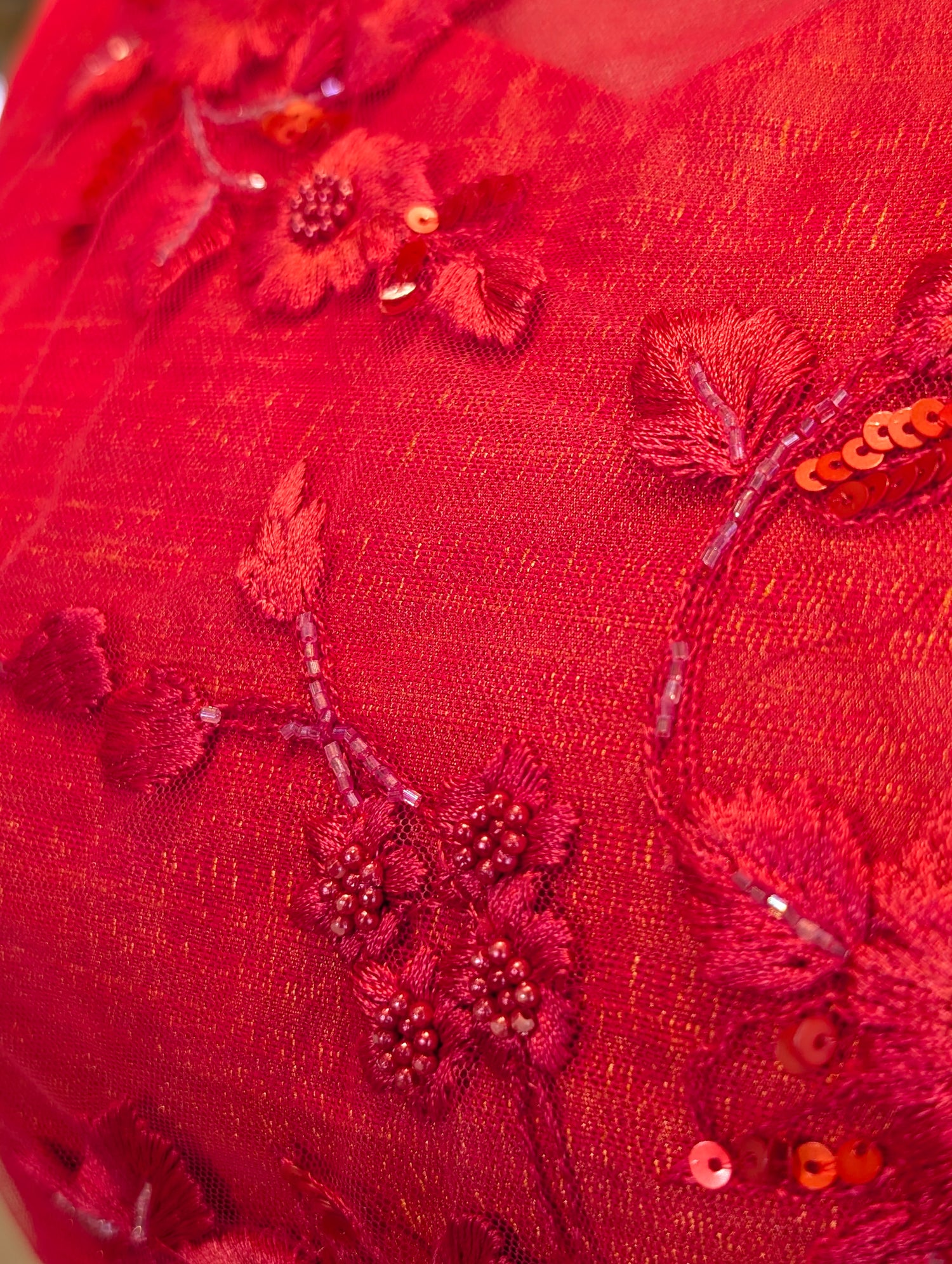 Vibrant Pink &amp; White Floral Lehenga with Embroidered Blouse