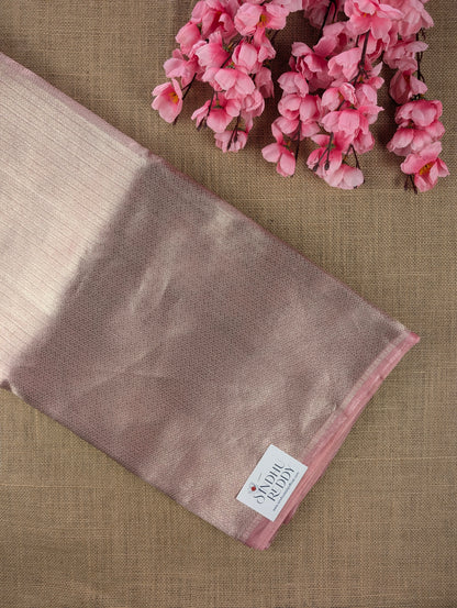 Banarasi Moonga Silk - Soft Pink