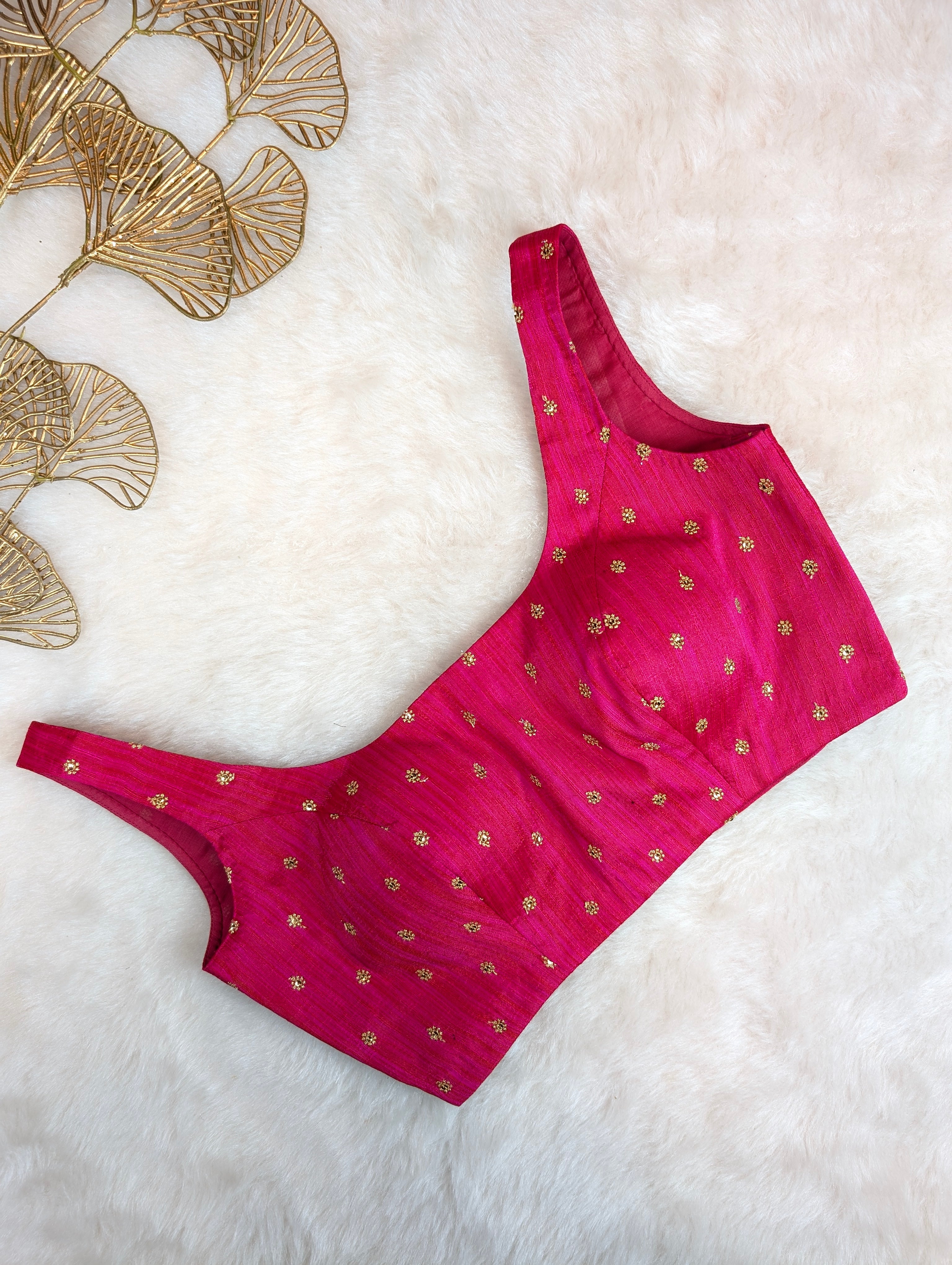 Pink Sleeveless Blouse
