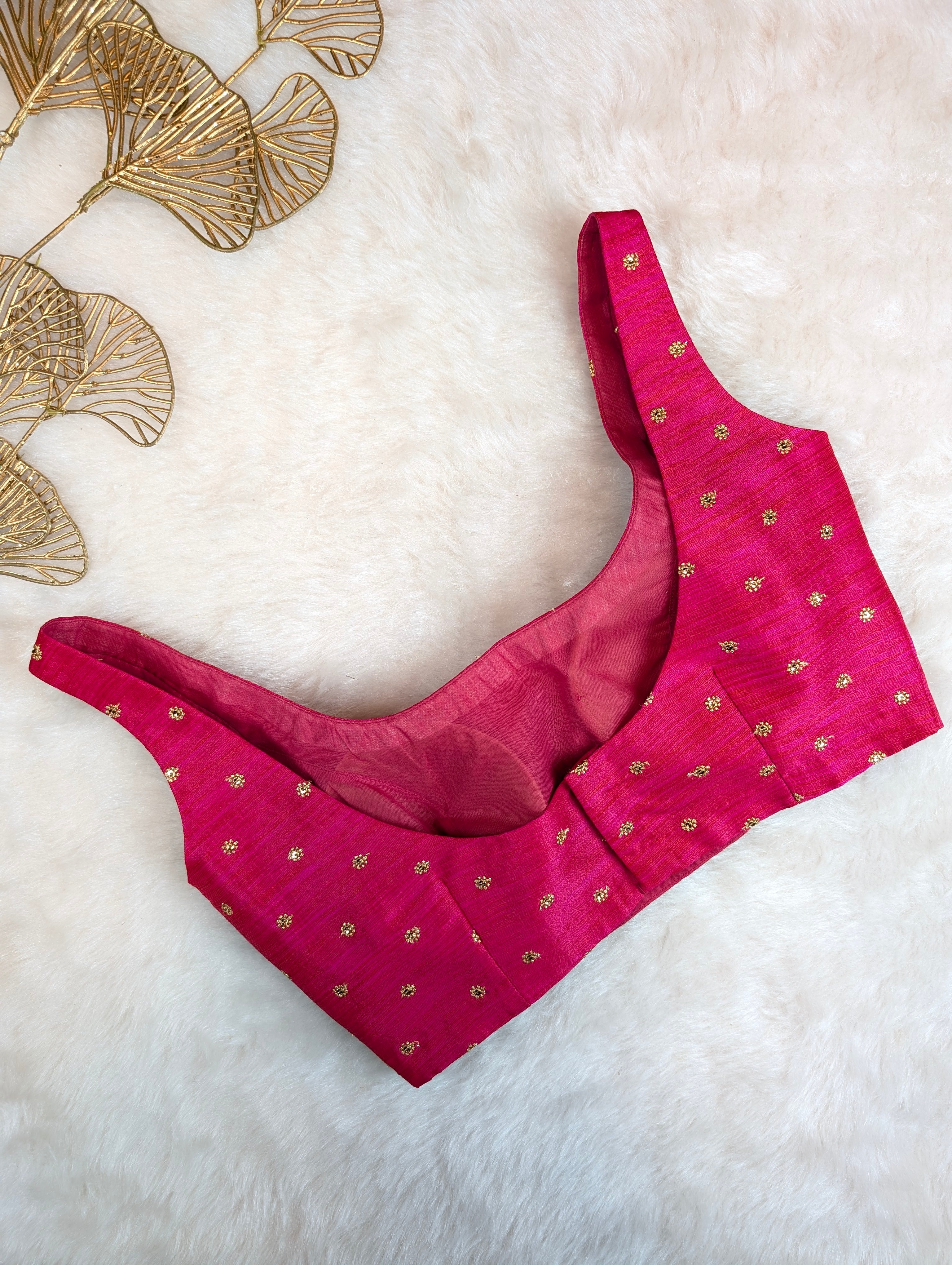 Pink Sleeveless Blouse
