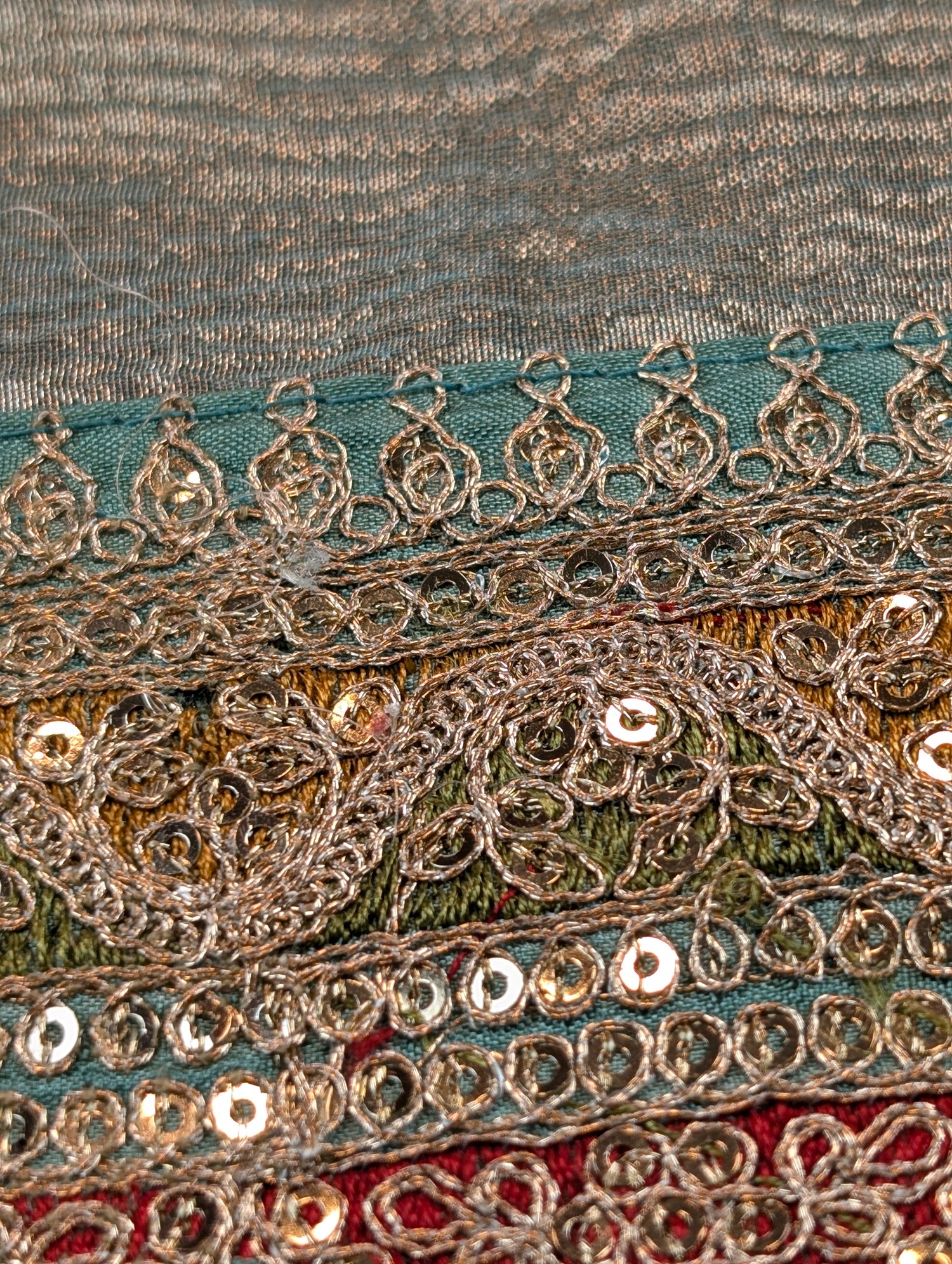 Pure Tissue Silk Saree with a Stitched Blouse - Soft Pastel Green