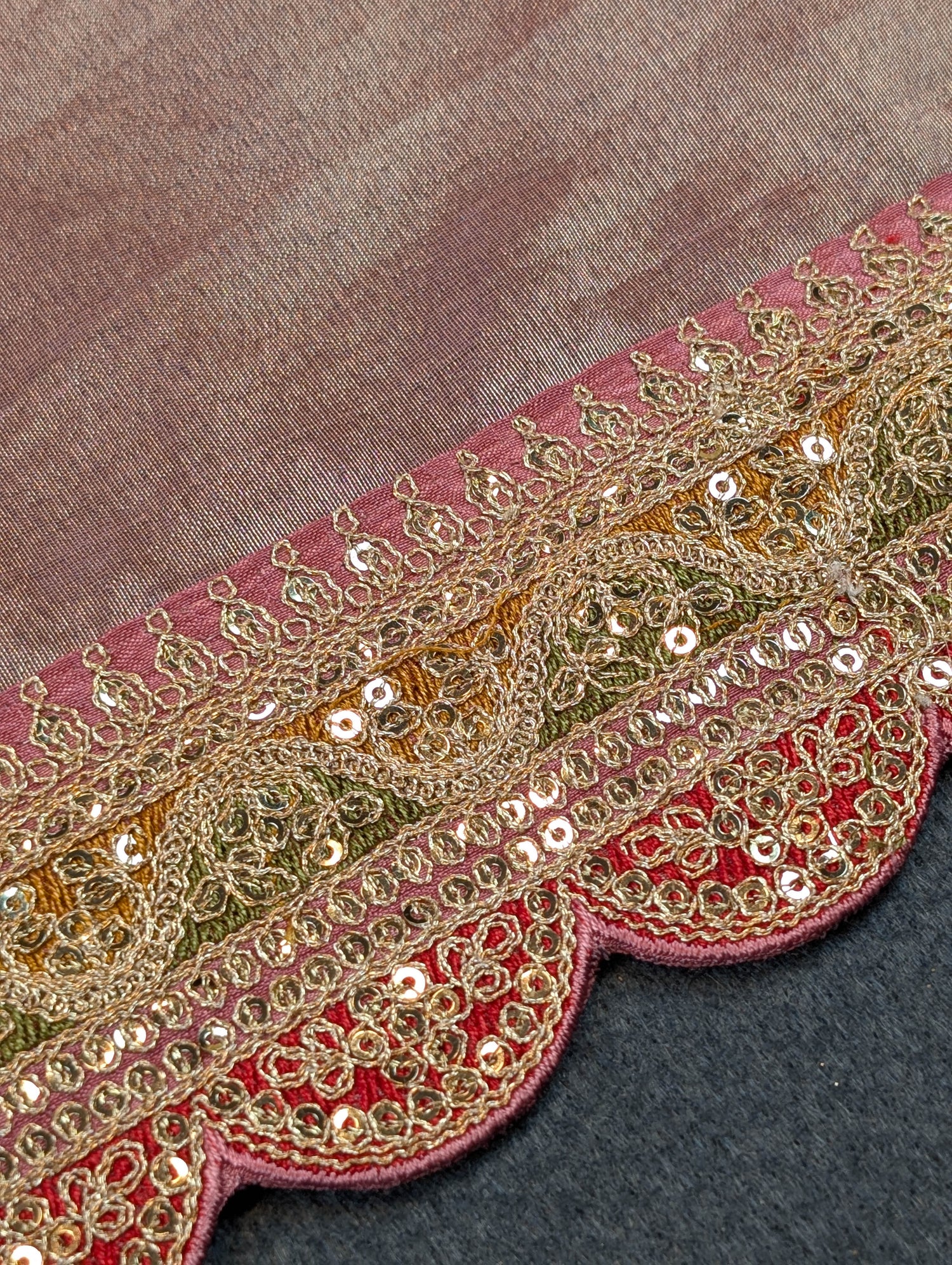 Pure Tissue Silk Saree with a Stitched Blouse - Soft Rose Pink