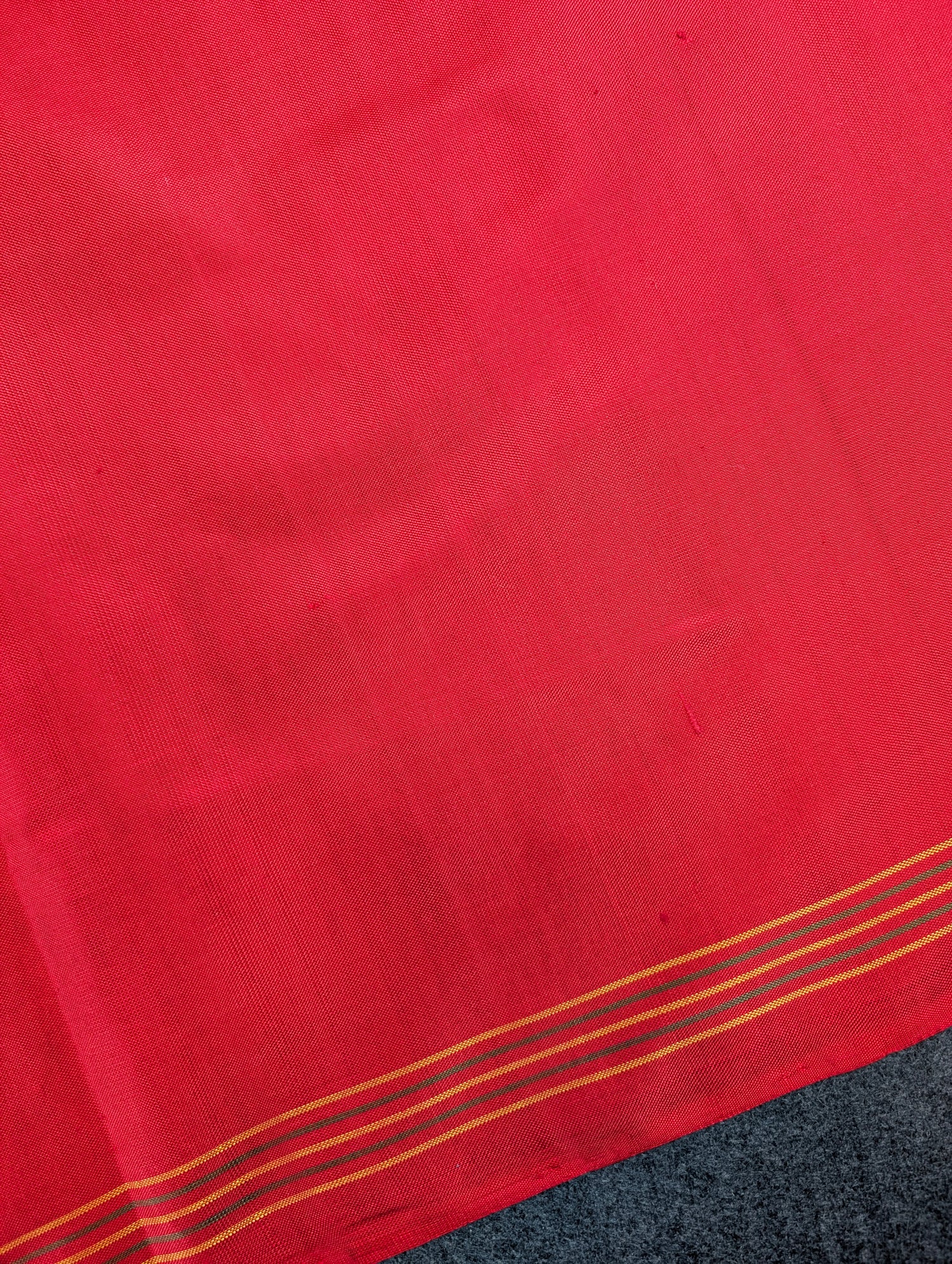 Handloom Patola Pure Silk Saree X Crimson Red &amp; Burnt Orange