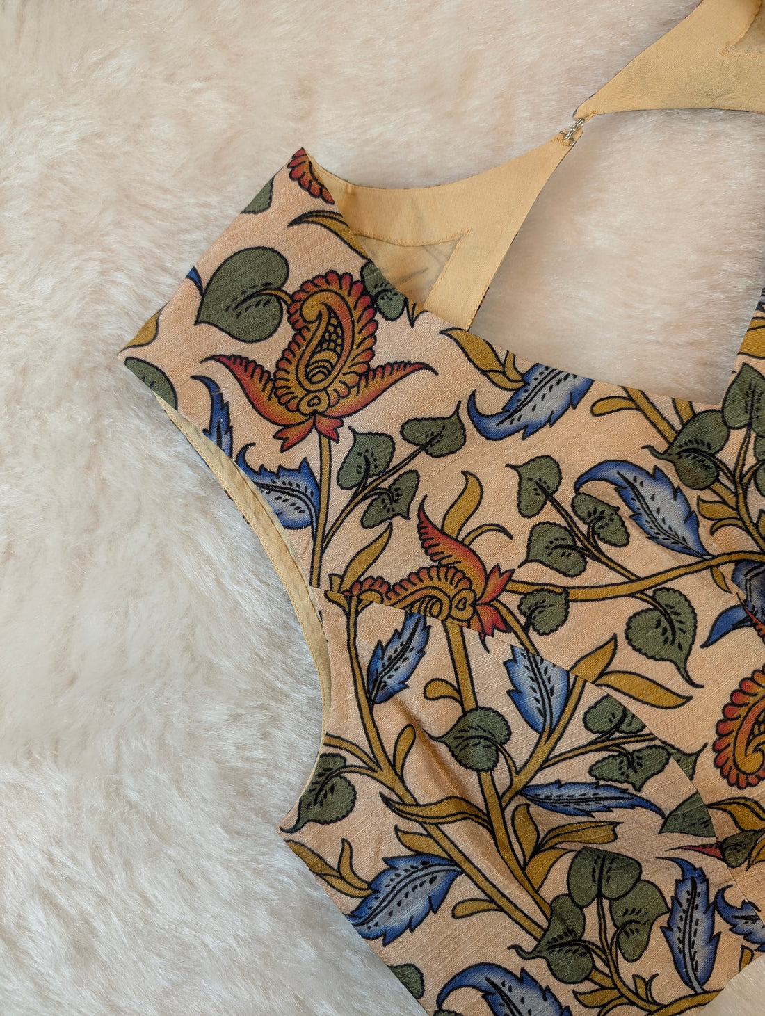 Floral Kalamkari Print Blouse