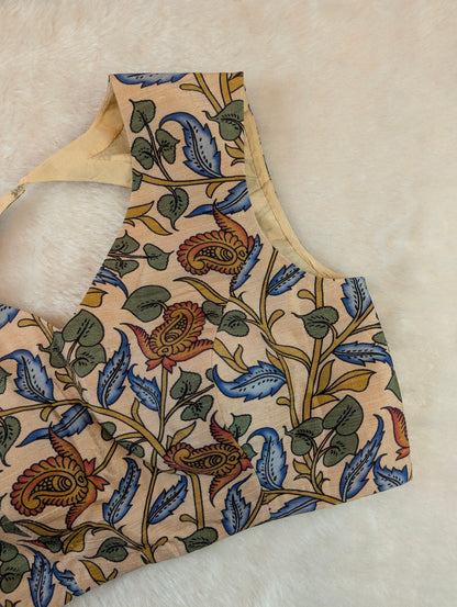 Floral Kalamkari Print Blouse