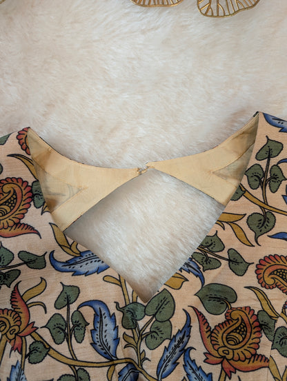 Floral Kalamkari Print Blouse