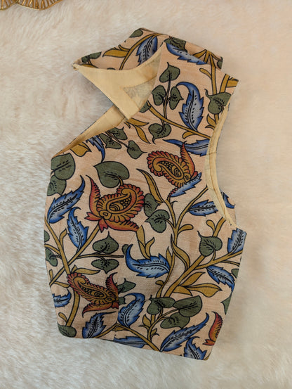 Floral Kalamkari Print Blouse
