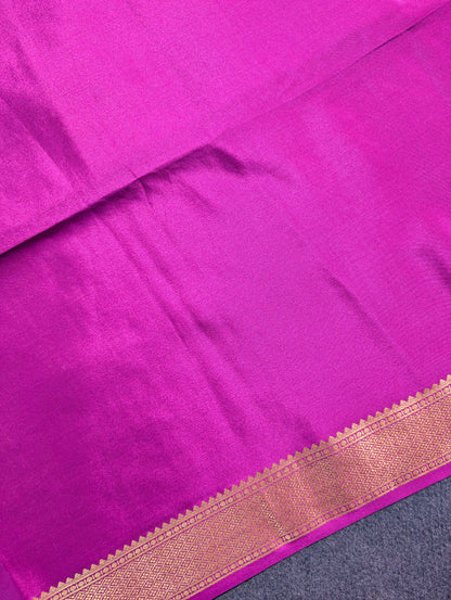 Pure Mysore Silk Crepe - Purple