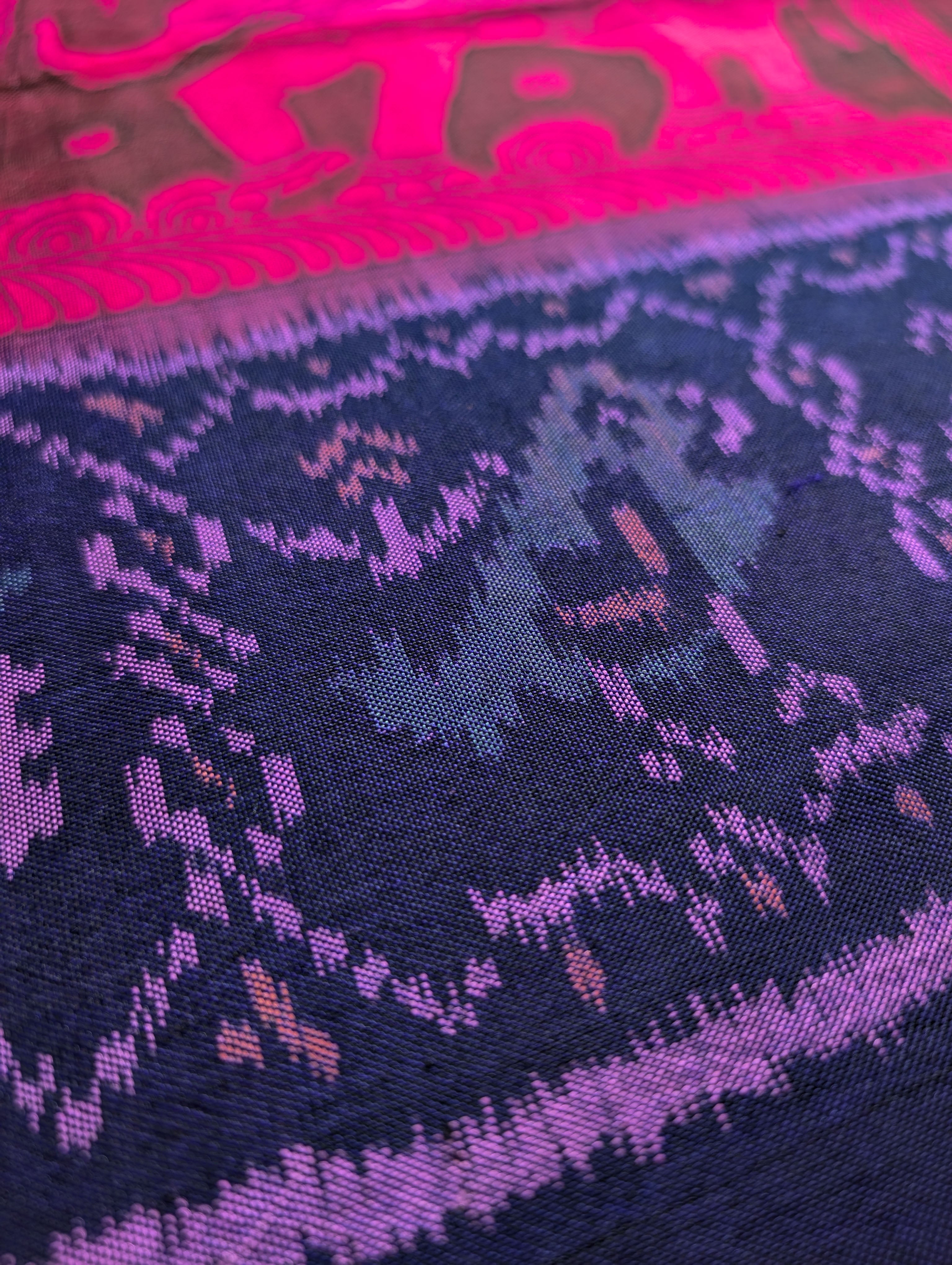 Handloom Pure Silk Patola X Pen Kalamkari