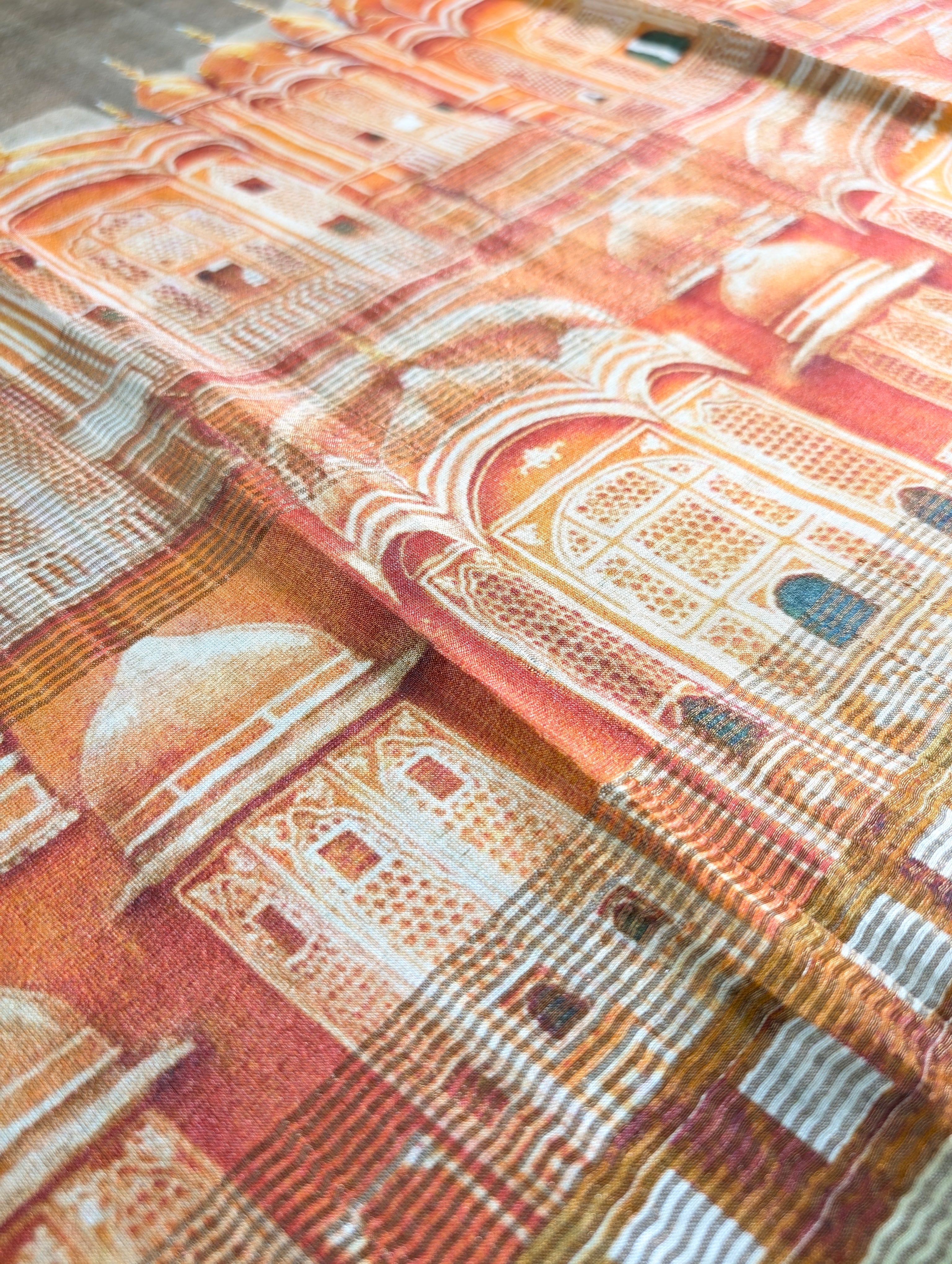 Pure Tussar Silk - Digital Print