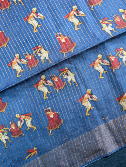 Pure Tussar Silk - Digital Print