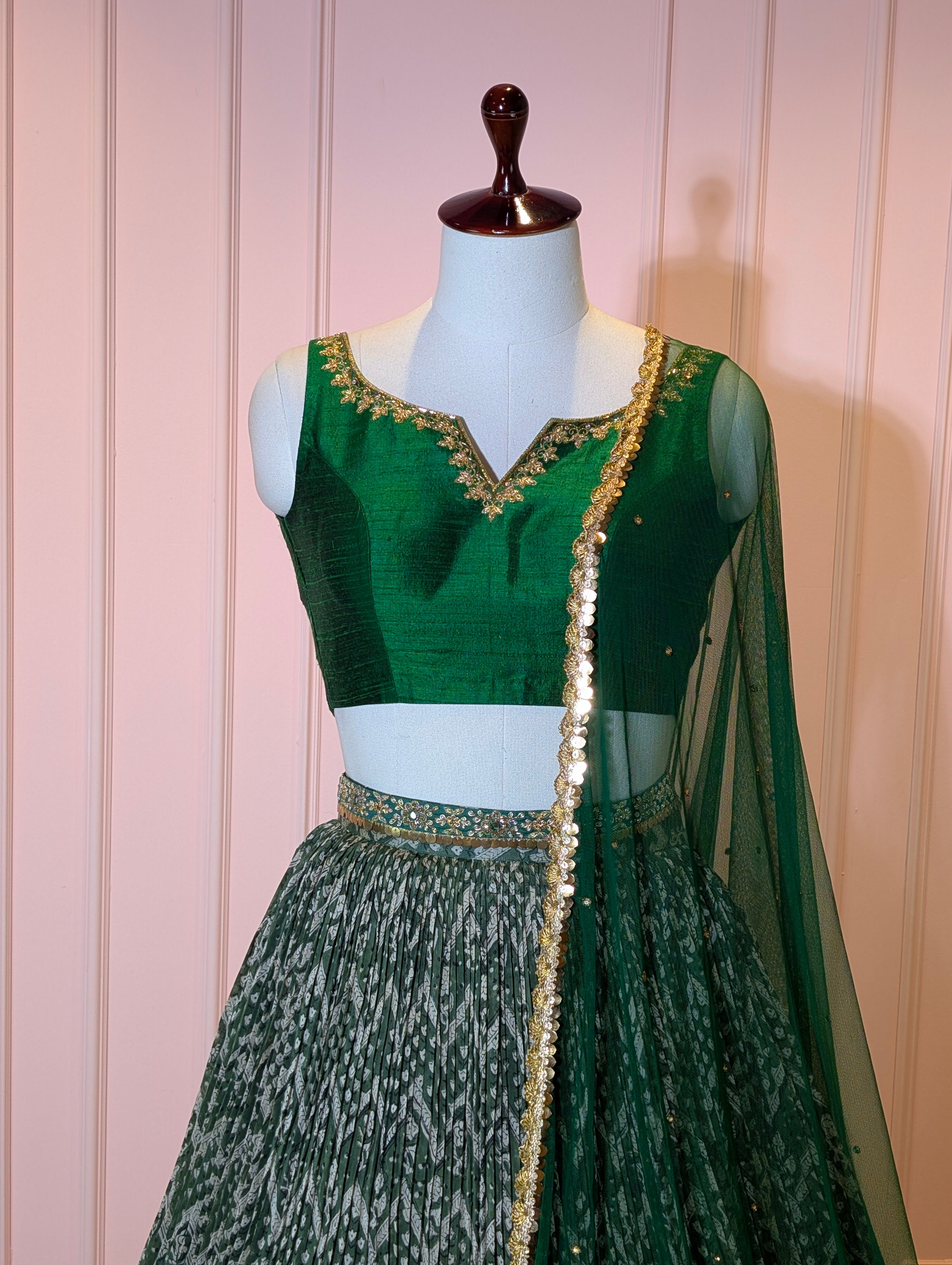 Regal Green Lehenga Set
