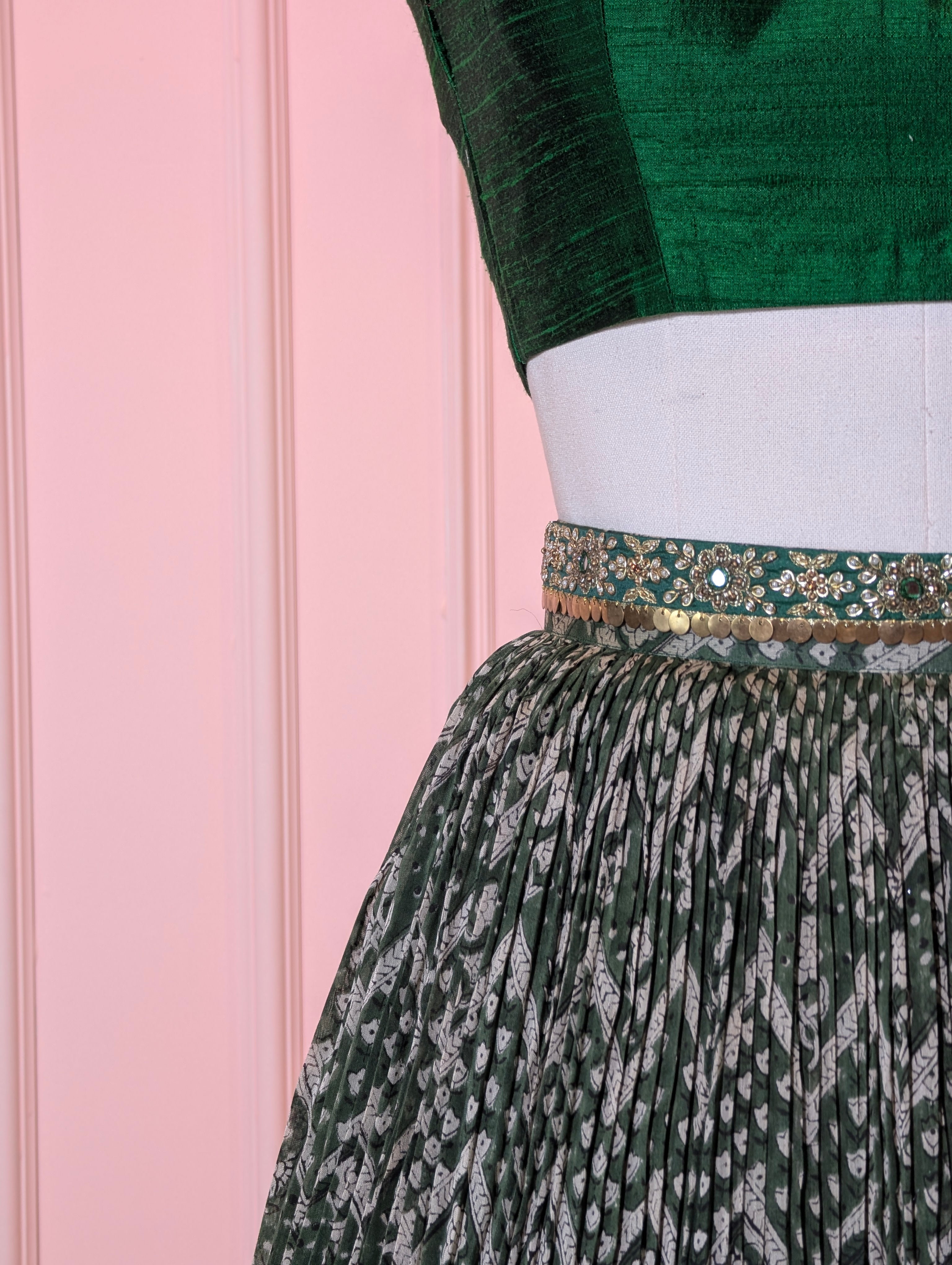 Regal Green Lehenga Set