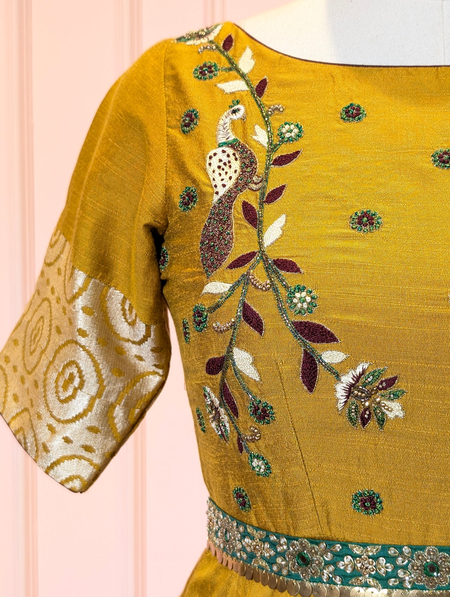 Mustard Yellow Anarkali