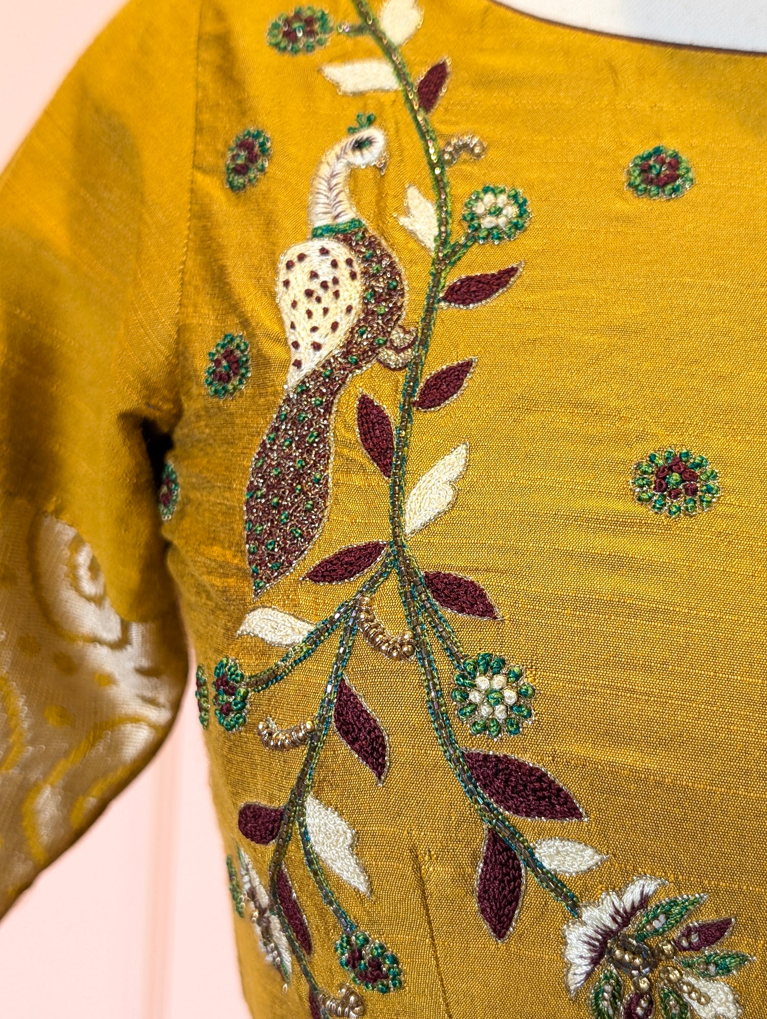 Mustard Yellow Anarkali