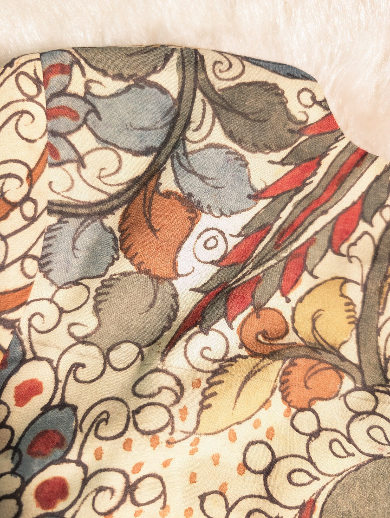 Kalamkari Printed Cotton Blouse