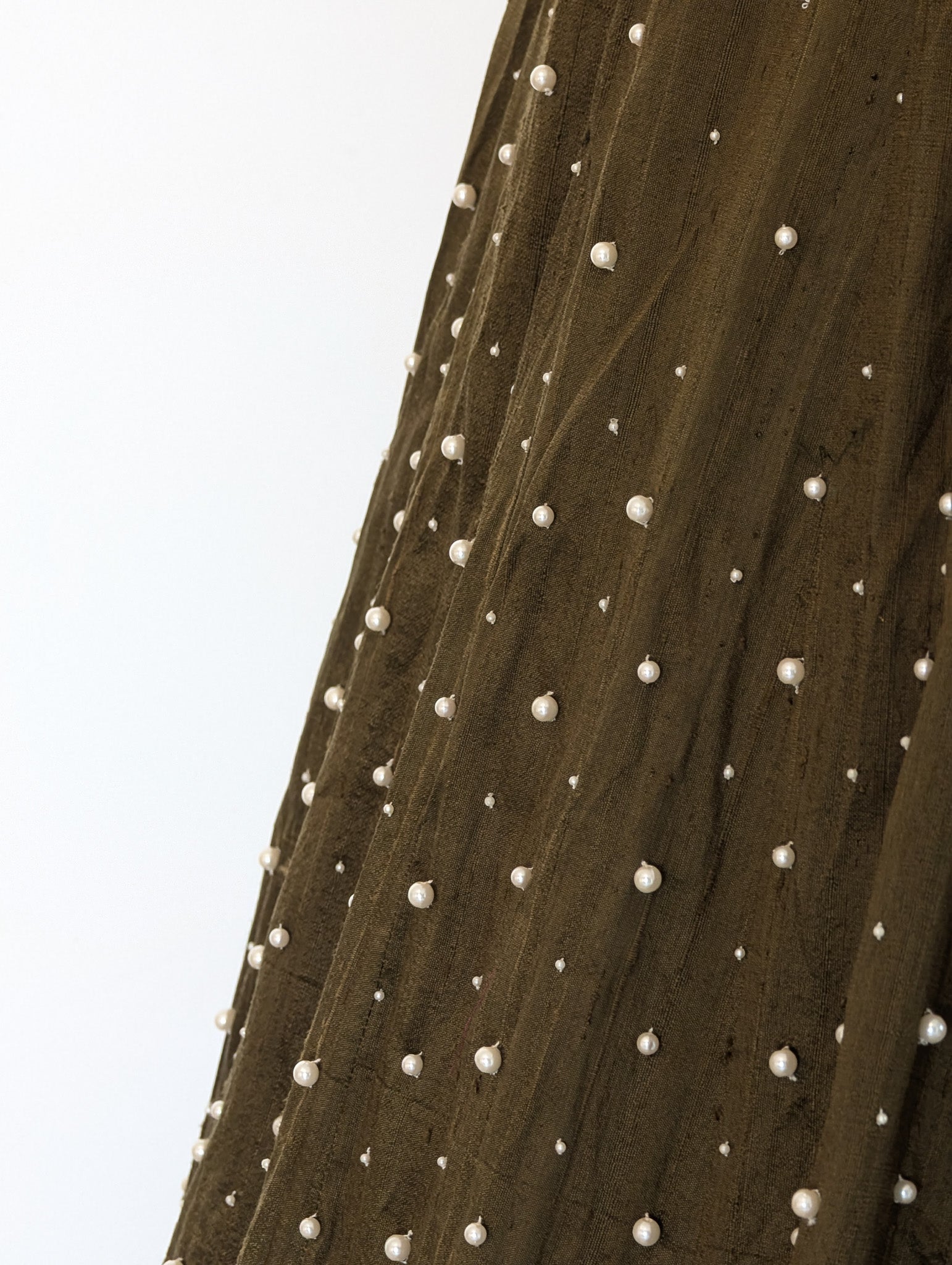 Floral Olive Lehenga