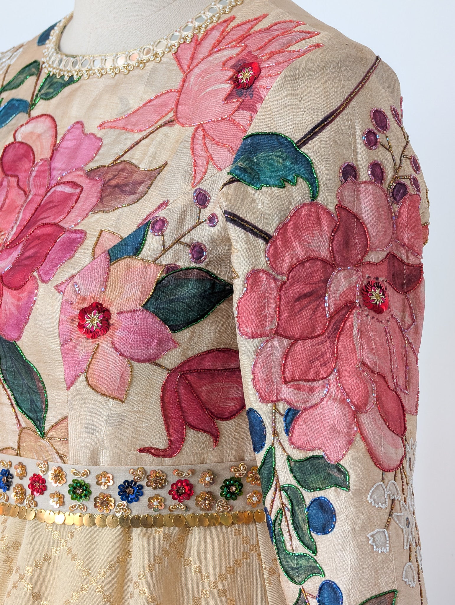 Floral Zari Anarkali